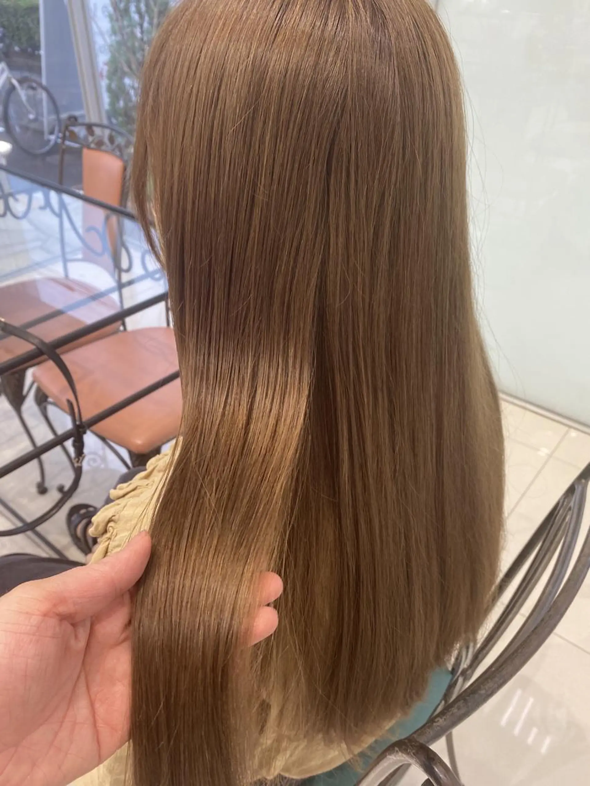 セミロング カラー 韓国ヘア/髪質改善 /艶カラー/sahoのヘアスタイル