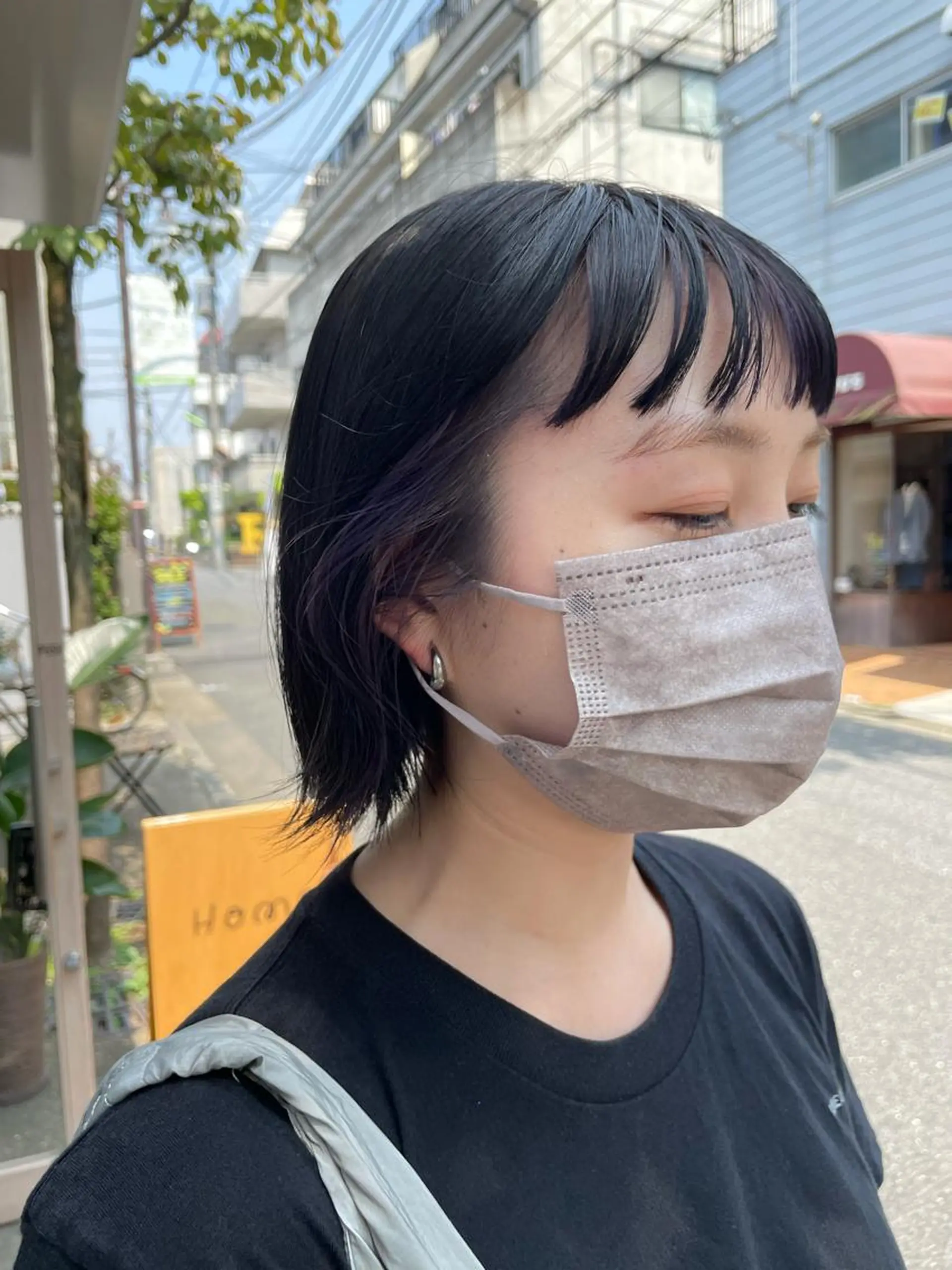 ショート カラー ラベンダーカラー ヘアカラー トリートメント ヘッドスパ ヘアセット SALOWIN下北沢所属・hazuki 🌝のヘアスタイル