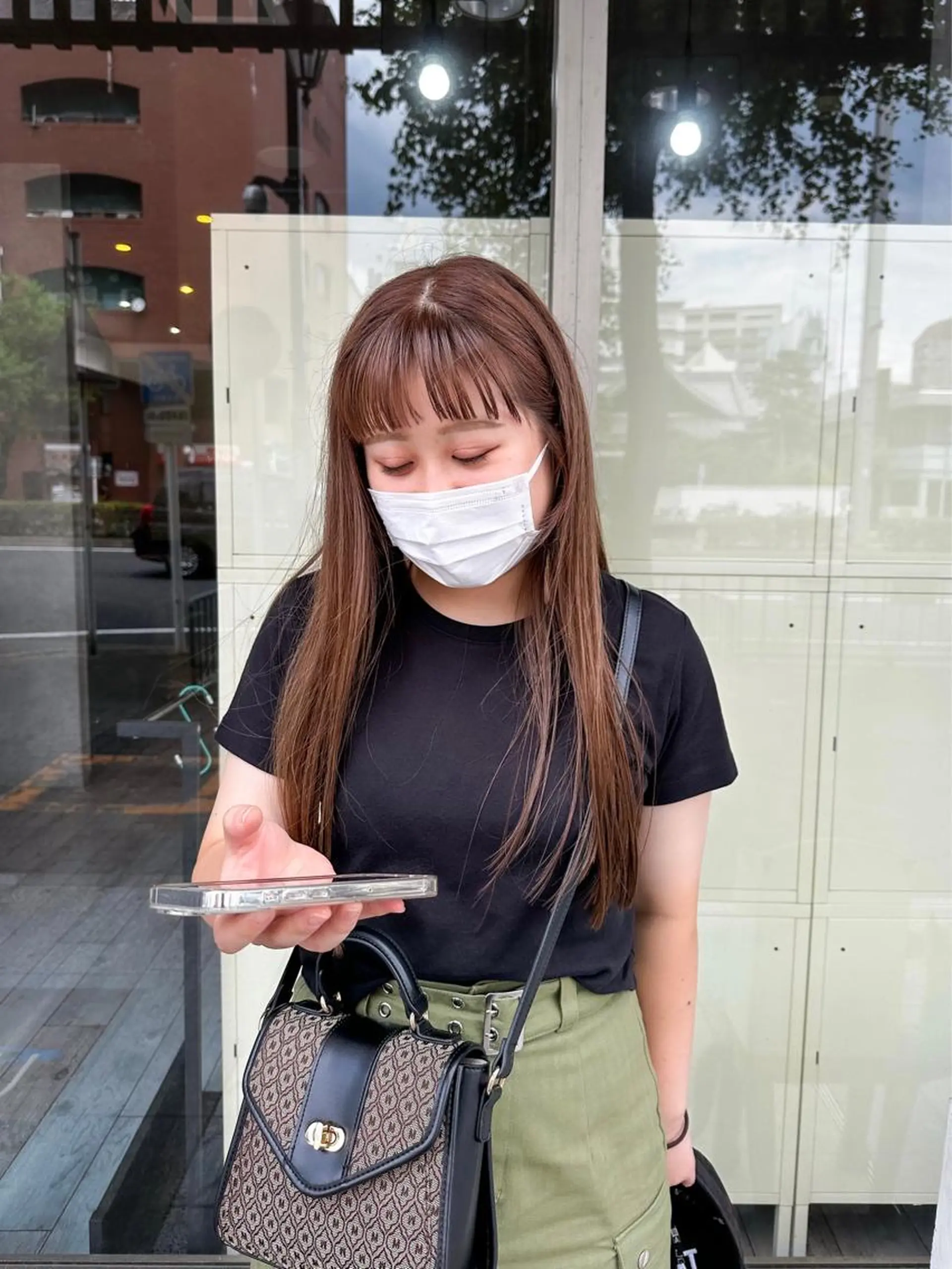 ロング カラー ブラウンカラー カット ヘアカラー トリートメント 高橋 みく/ minim 暖色のヘアスタイル