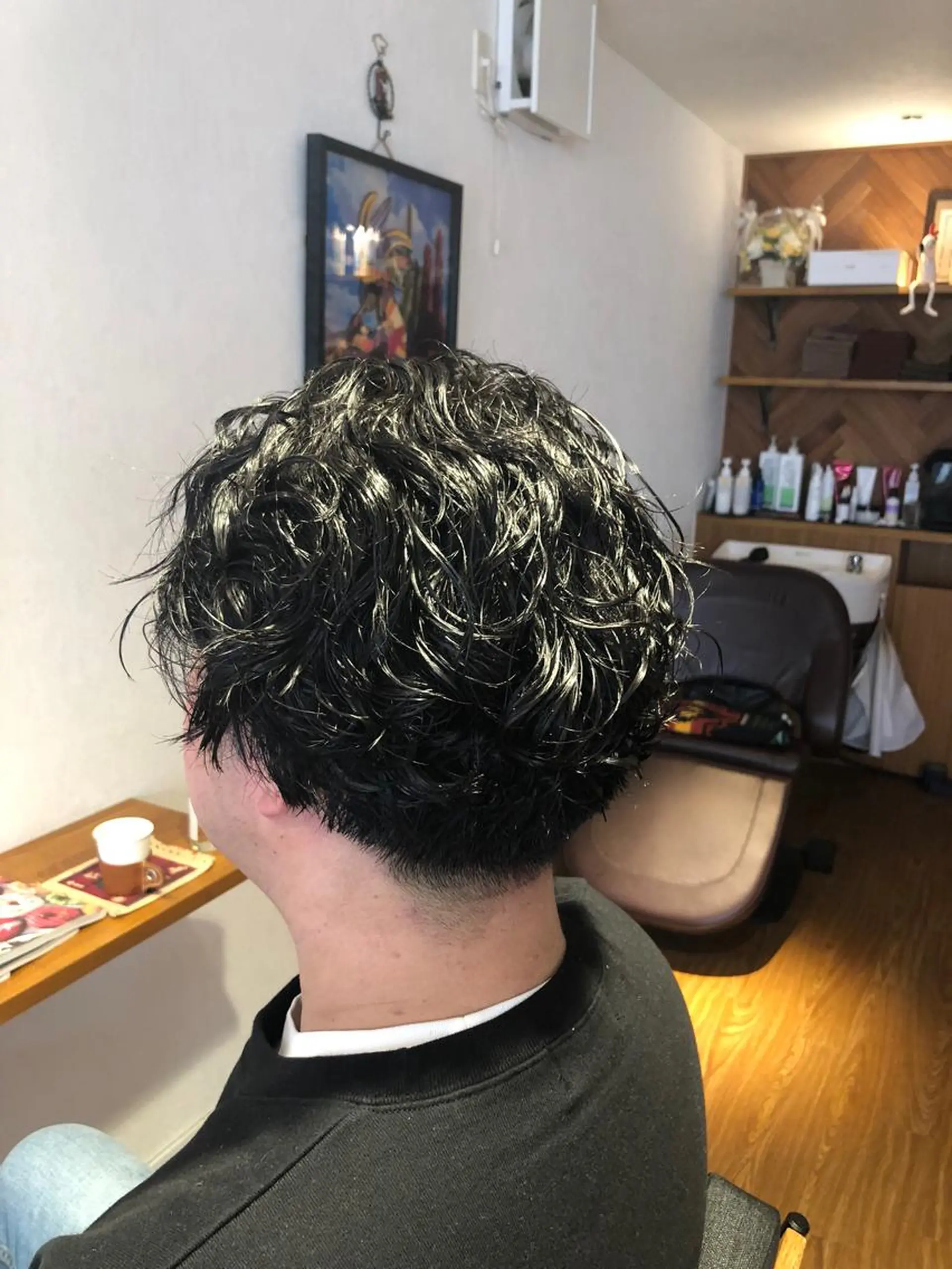 ショート カット パーマ 吉田 俊輔のヘアスタイル