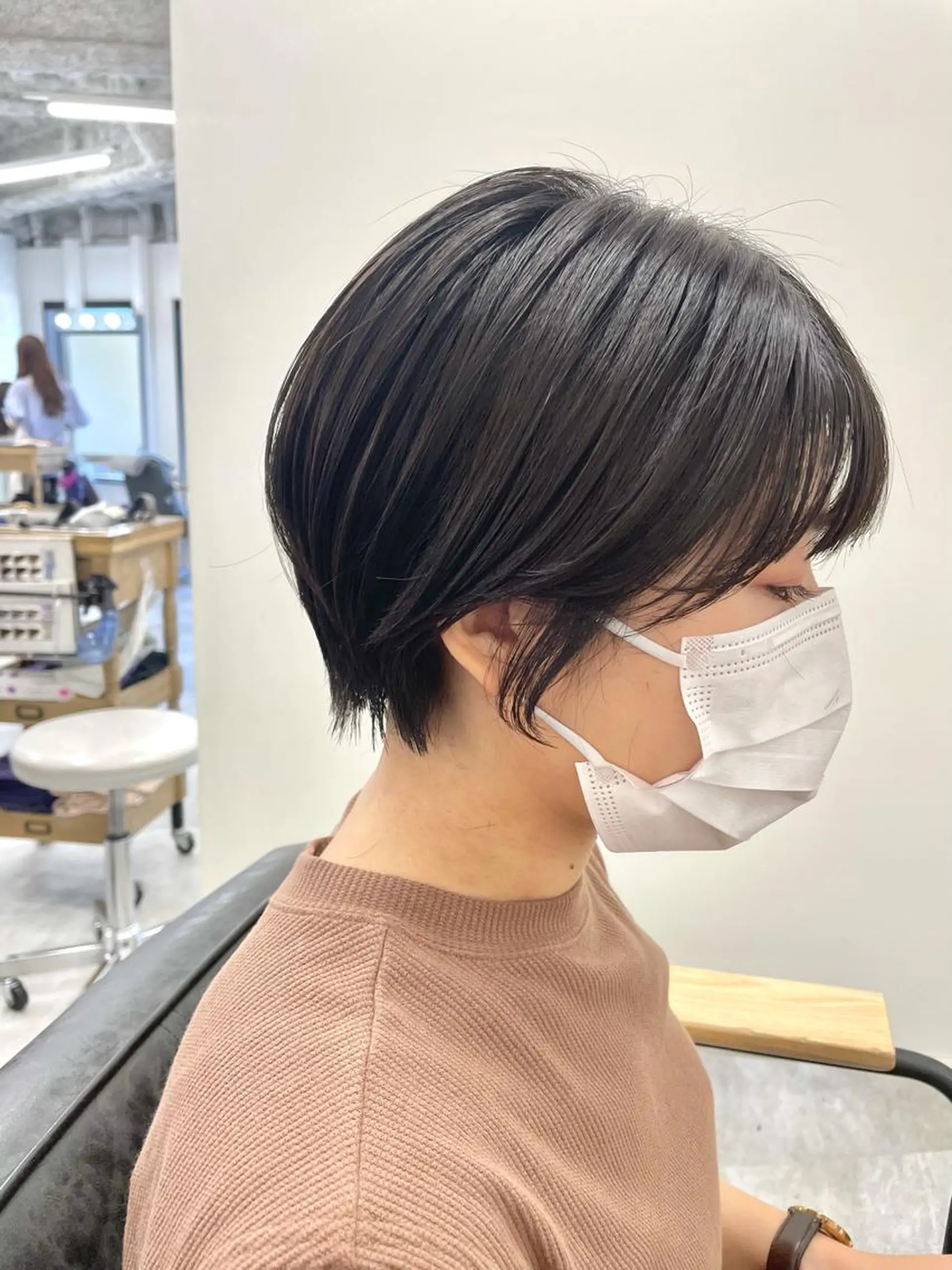 ショート カラー 🔵暗髪　特化🔵 梅田・増田のヘアスタイル