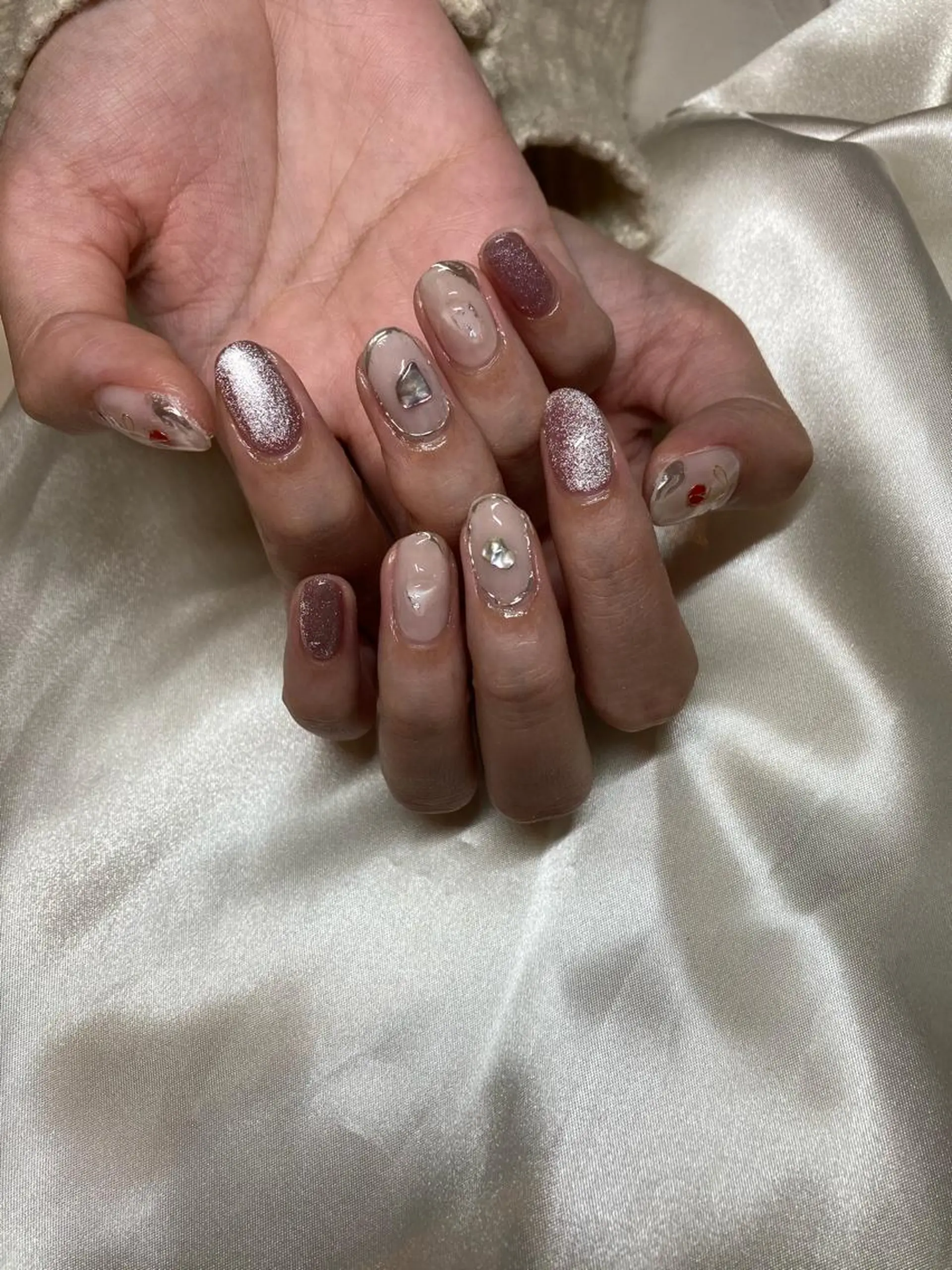 ネイル ミルフィーユ /Tomoeのネイルデザイン