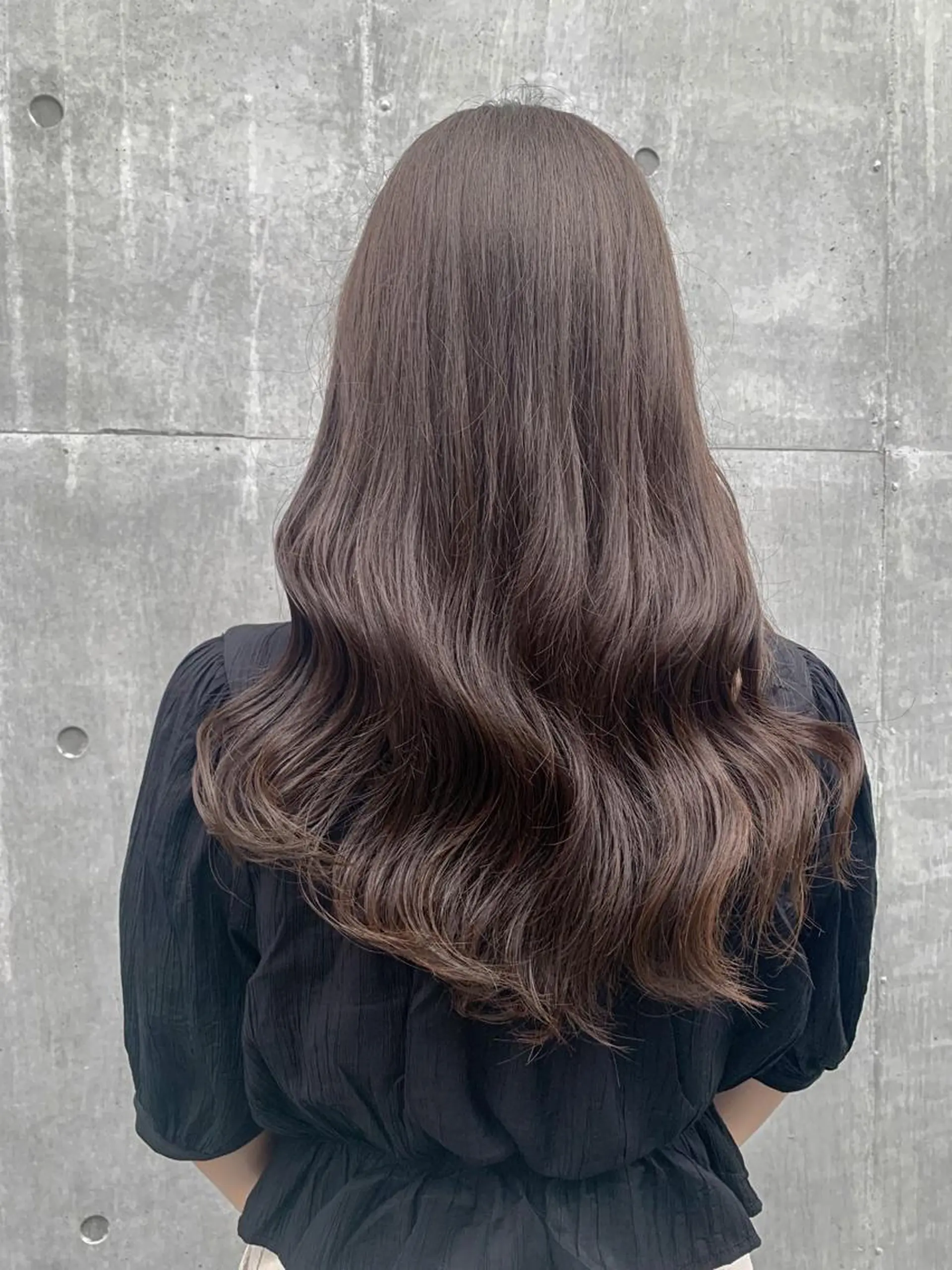 セミロング カラー ヘアアレンジ カット ヘアカラー トリートメント yuka .のヘアスタイル