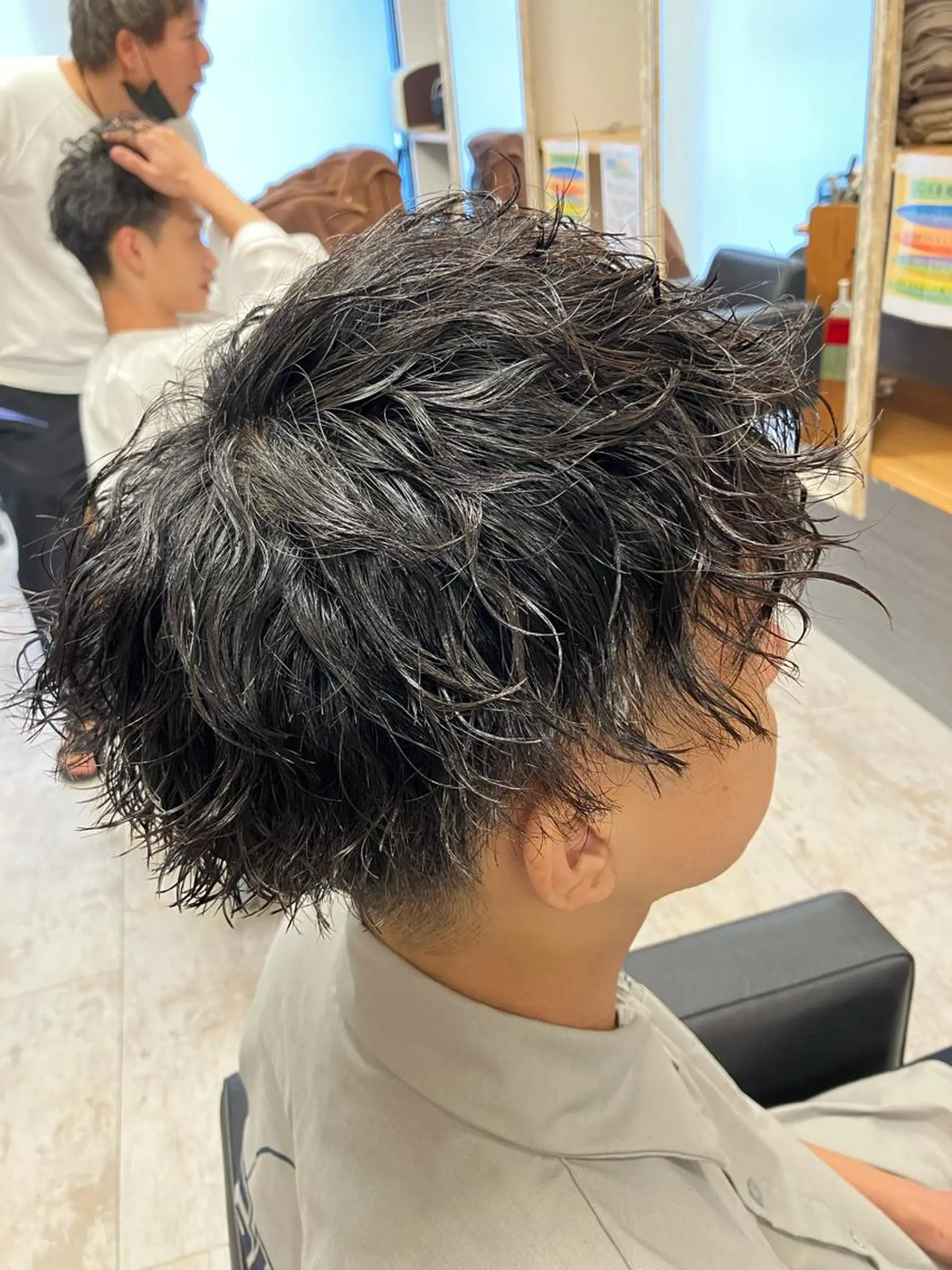 パーマ メンズ カット パーマ メンズ特化/パーマ/ フェードWATARUのヘアスタイル