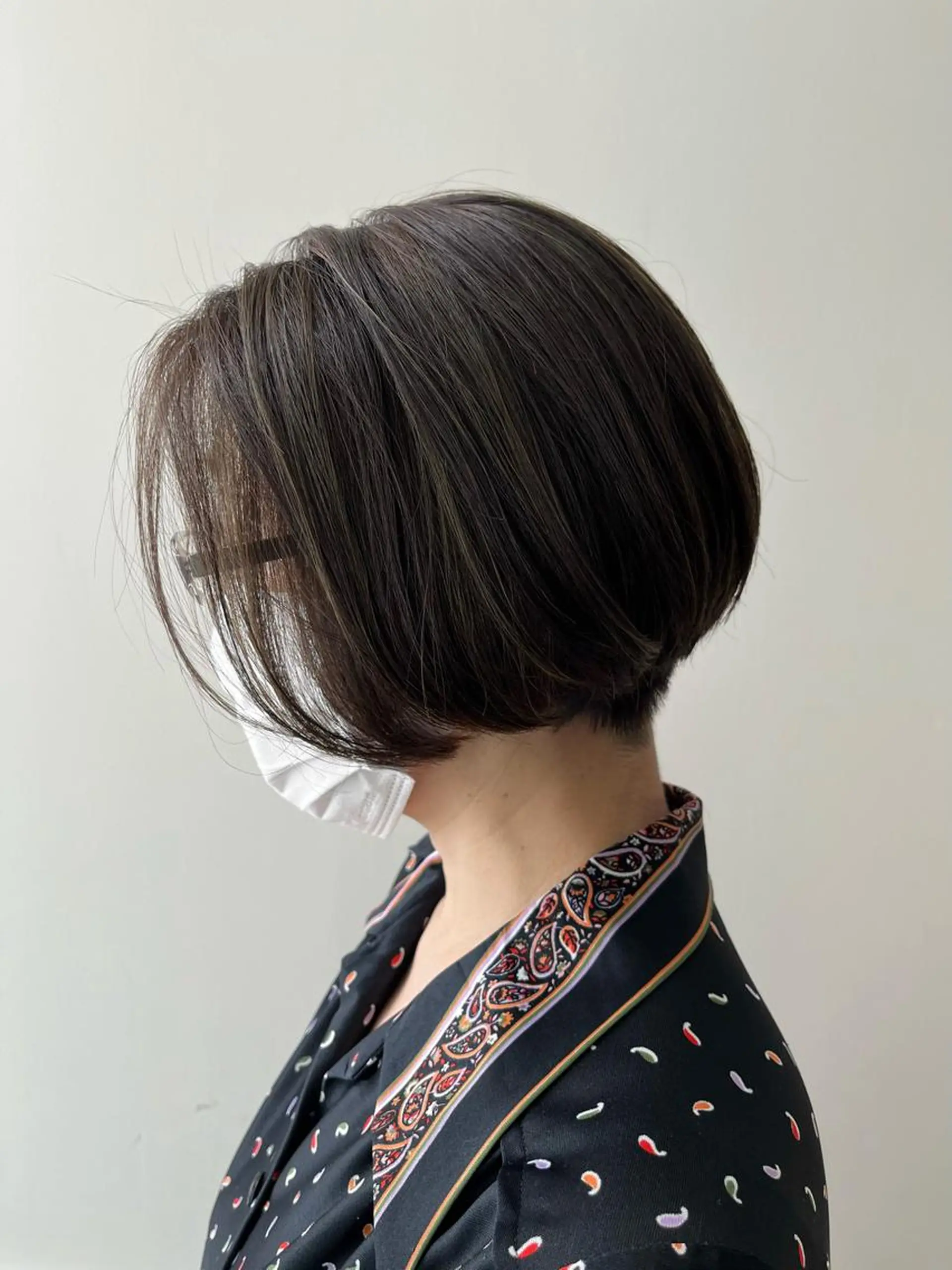 ショート 縮毛矯正/酸性 おかにわみりのヘアスタイル