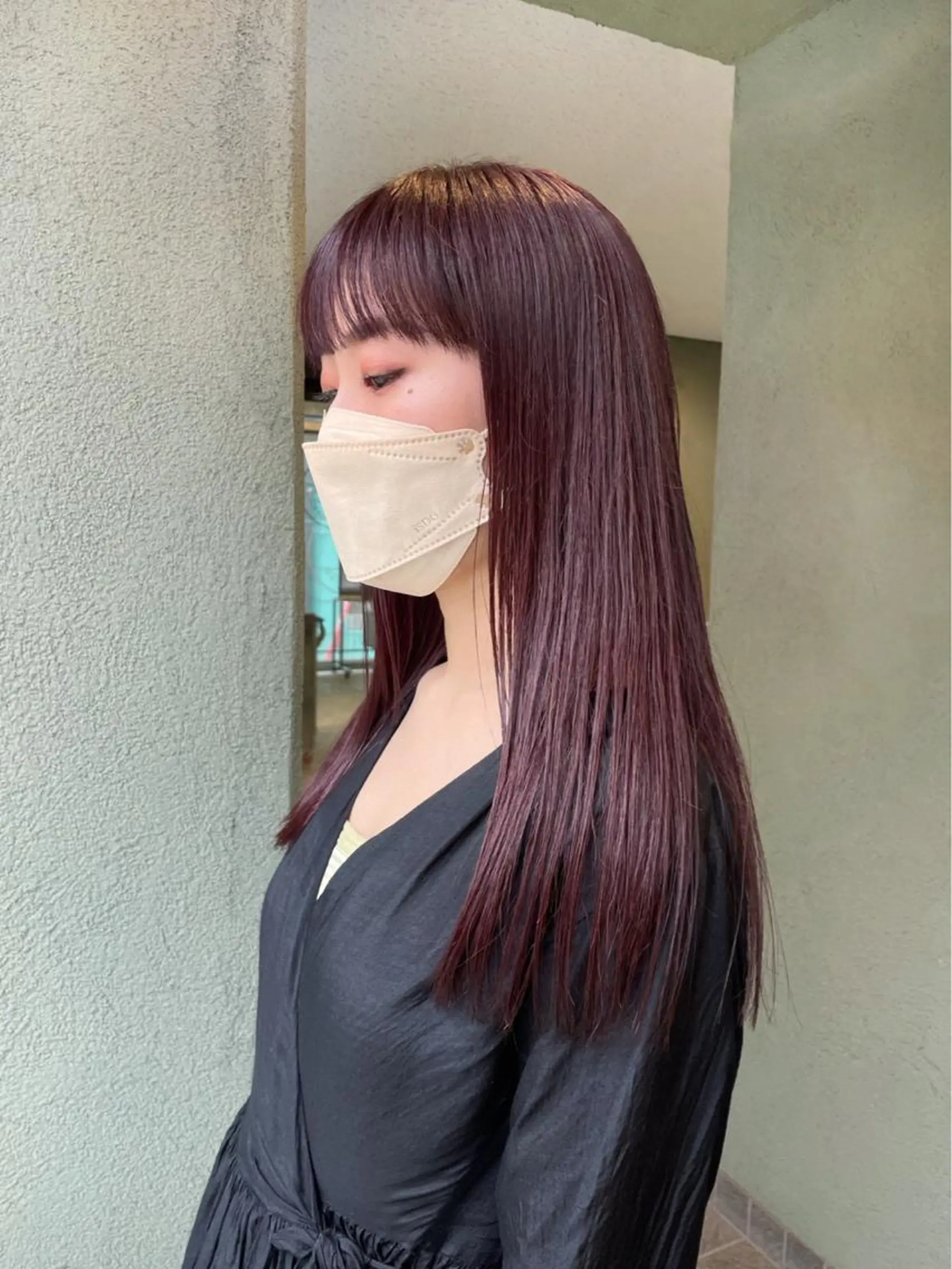 ロング カラー レッドカラー カット ヘアカラー HIROKI ” stylistのヘアスタイル