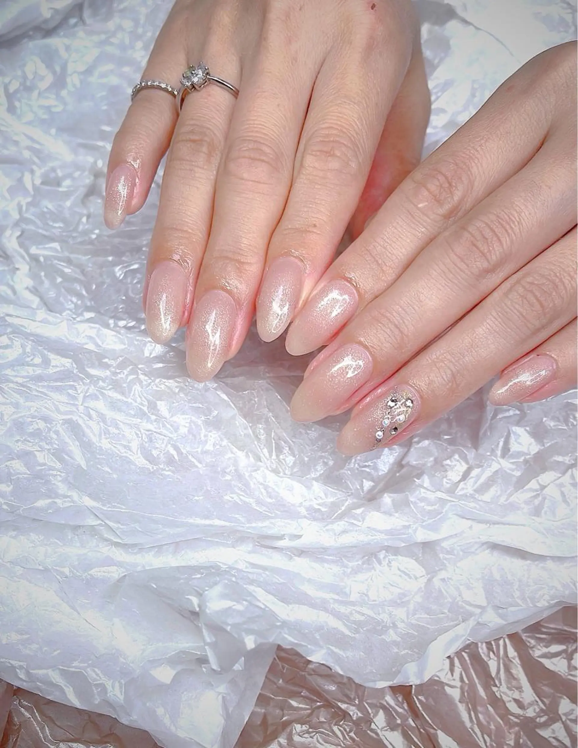 ミディアム 韓国風ヘア めぐみのネイルサロン 惠のネイルデザイン