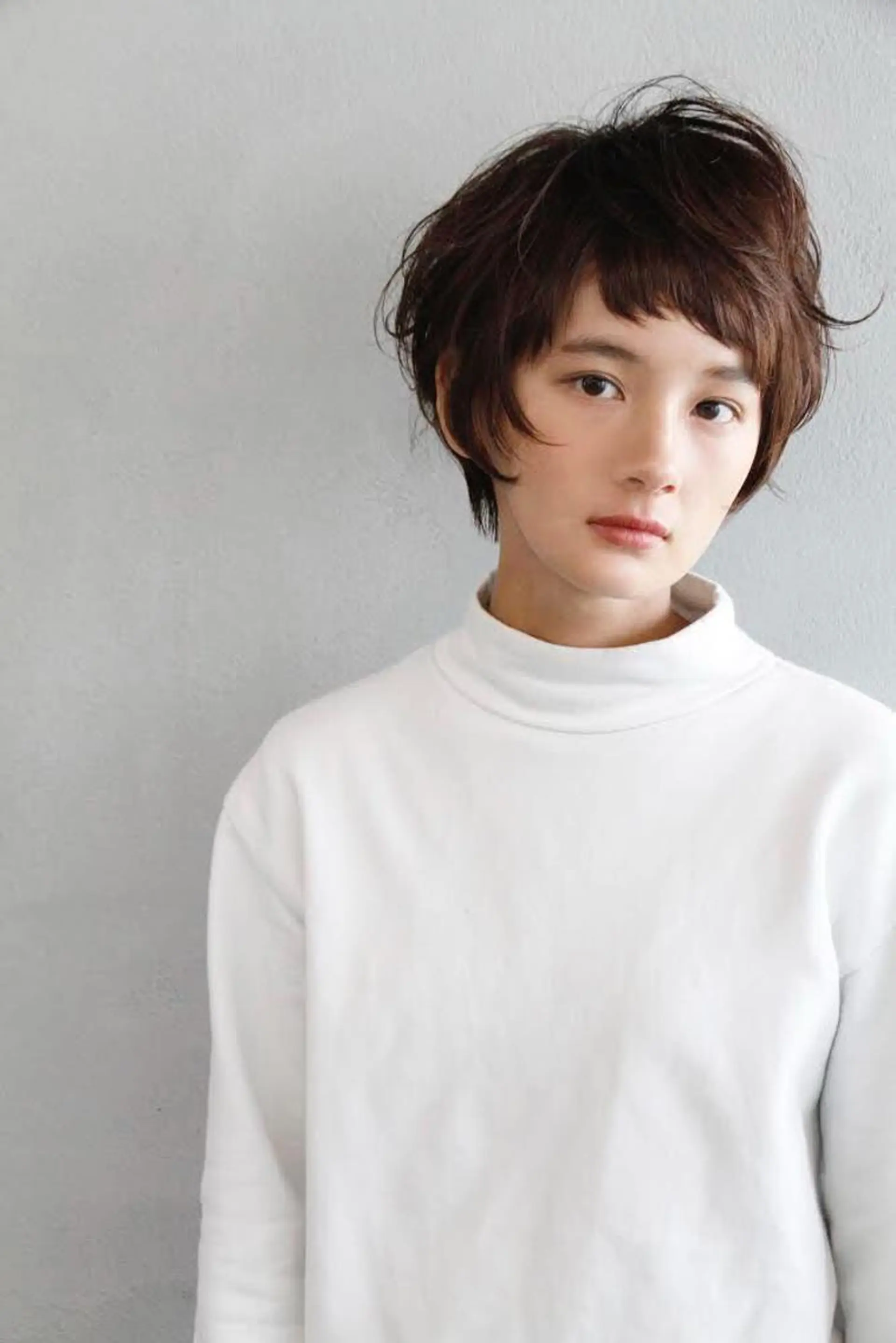 ショート カラー オン眉 ショートヘア カット ヘアカラー ボブ/ショート/ 白髪染め/メンズ葛西のヘアスタイル