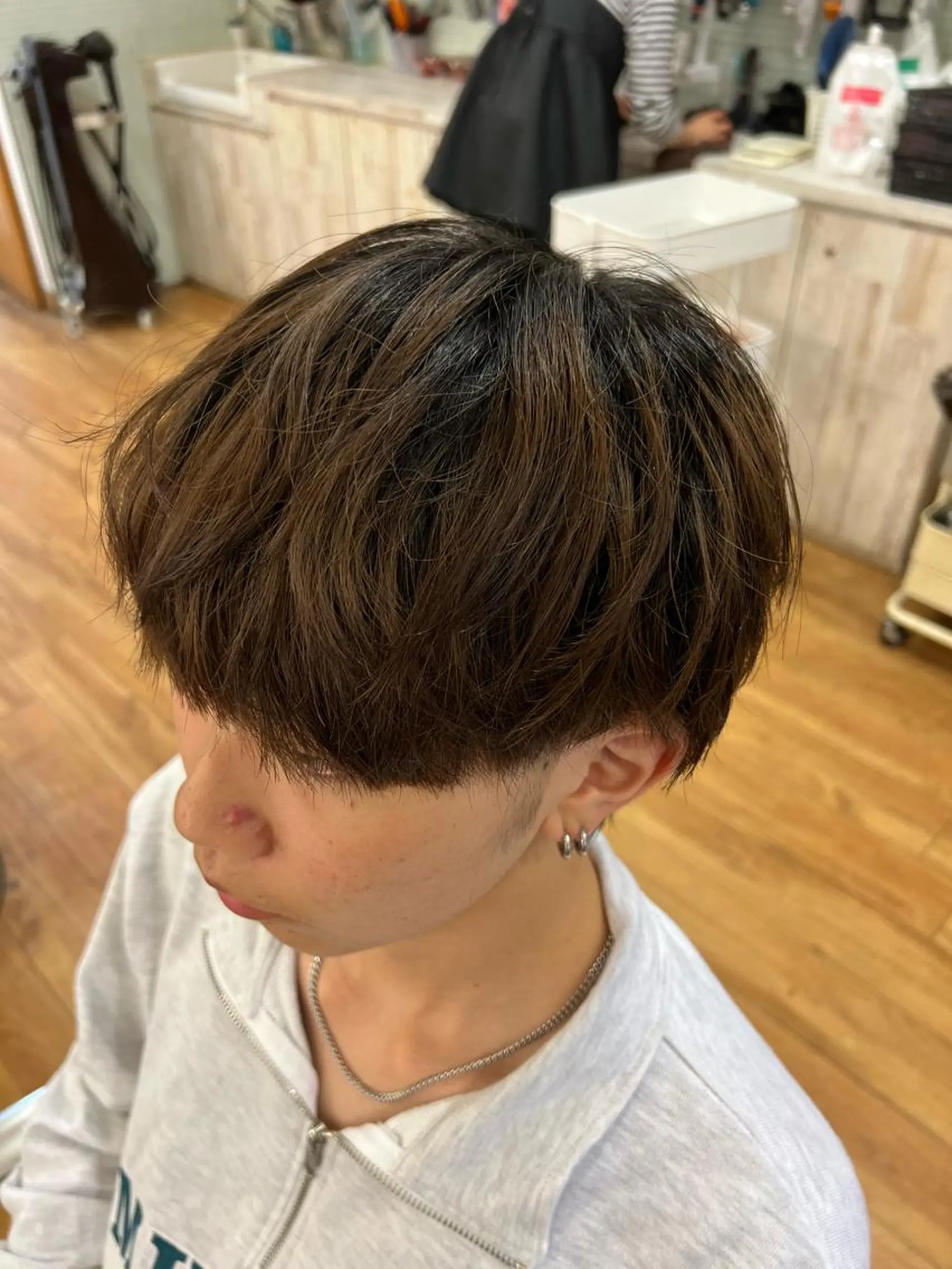 ショート メンズ メンズウルフカット ウルフカット 湘南のパーマ職人 🔥清水琉葵🔥のヘアスタイル