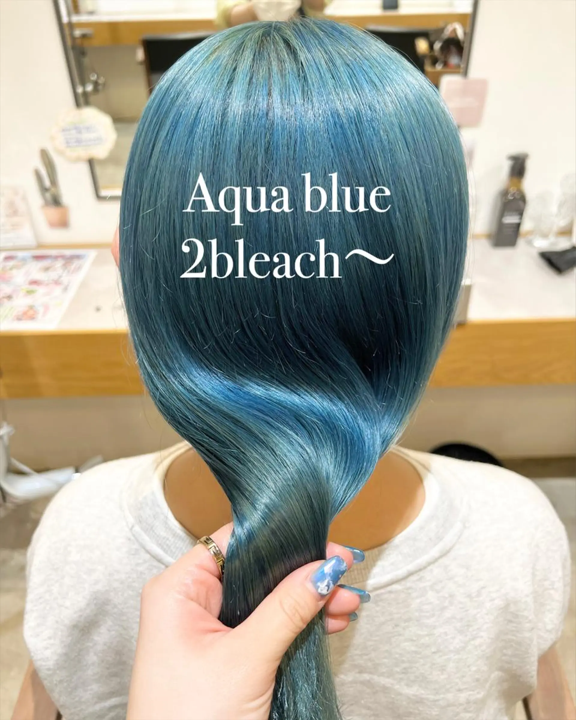 セミロング カラー ヘアカラー Kana 🍋 ハイトーン【高円寺】のヘアスタイル