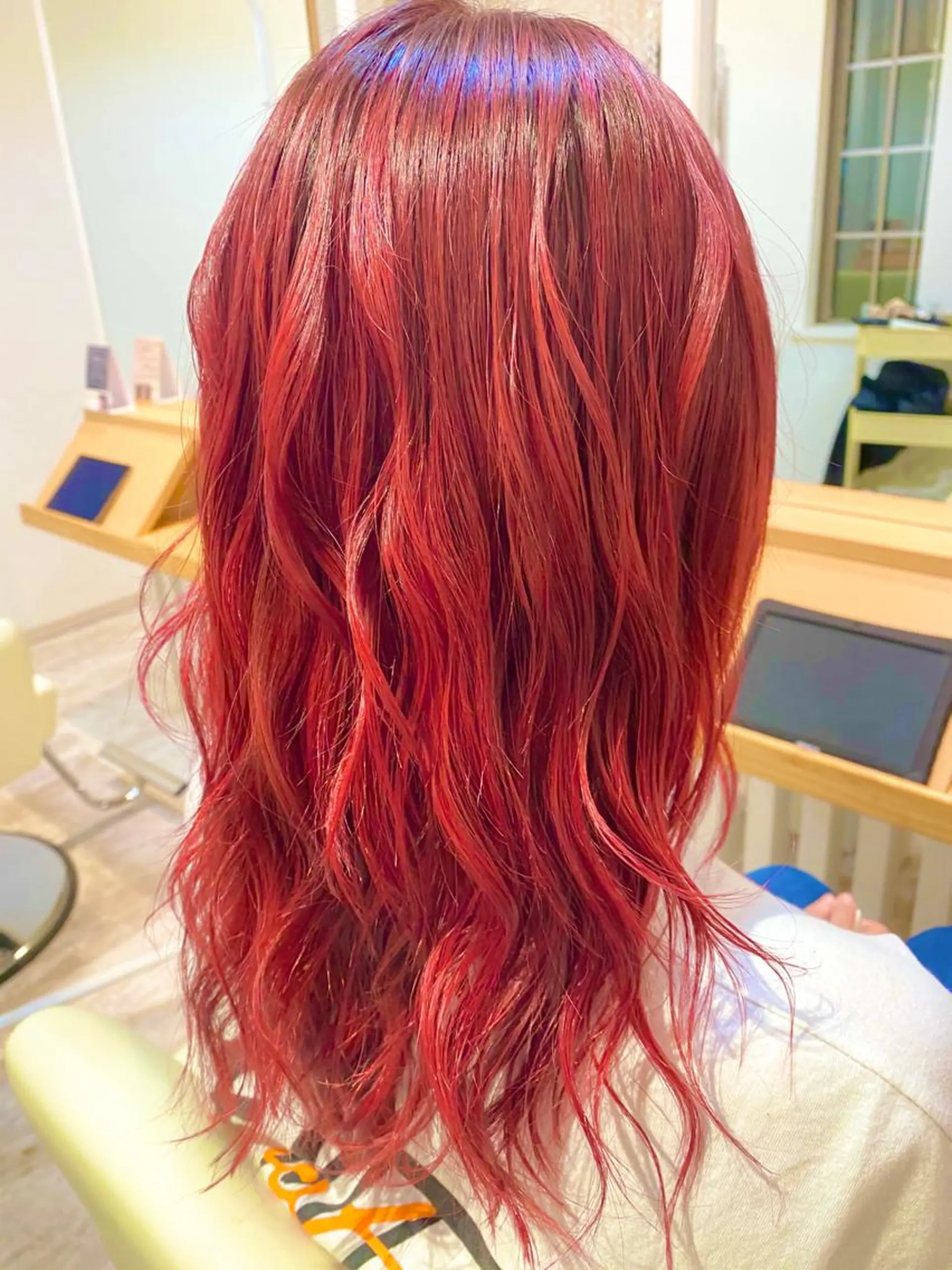 セミロング カラー ヘアアレンジ Design Color🐰アユミのヘアスタイル