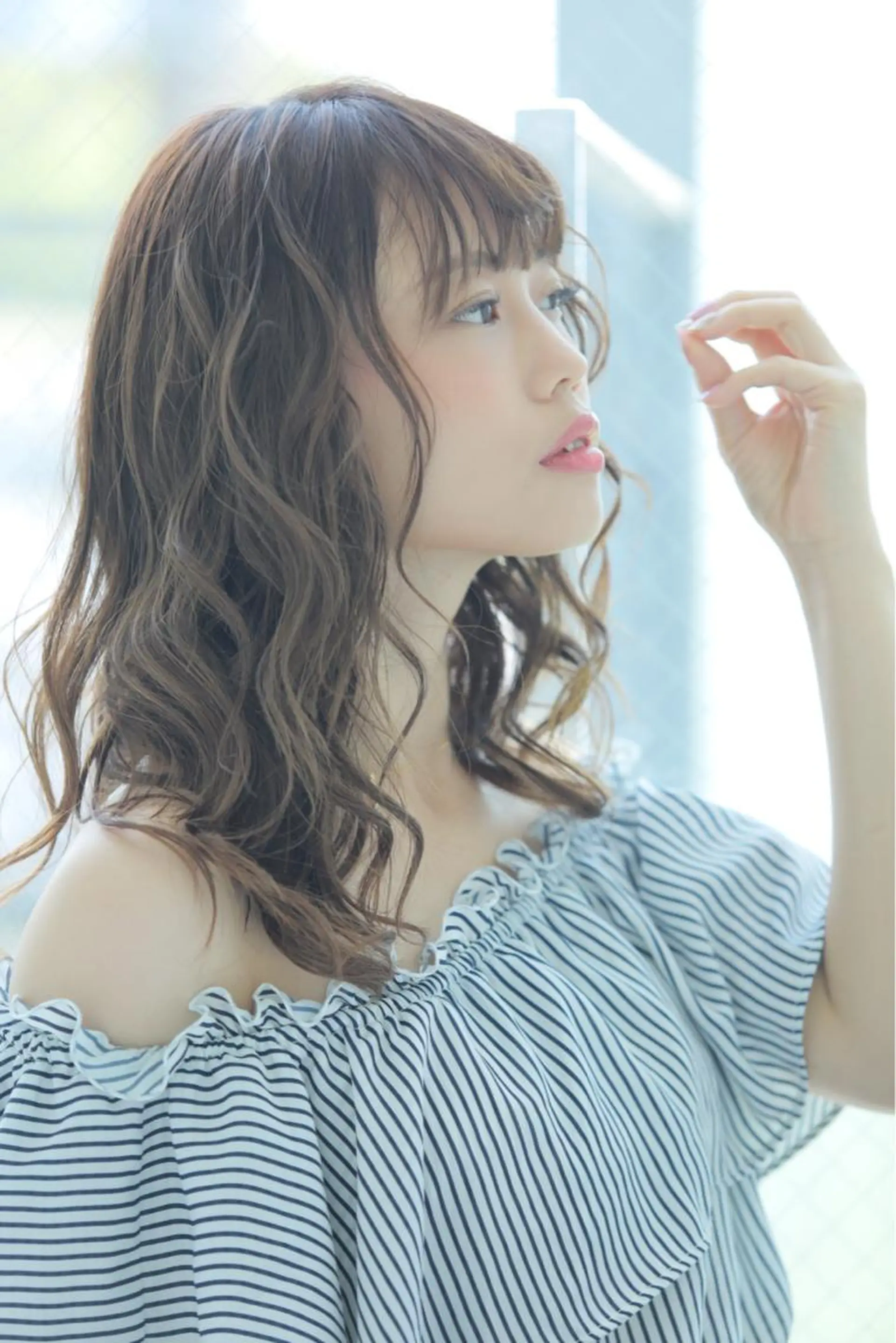 ロング カラー グレージュ 髪質改善/美髪矯 正ヤマモトハルキのヘアスタイル
