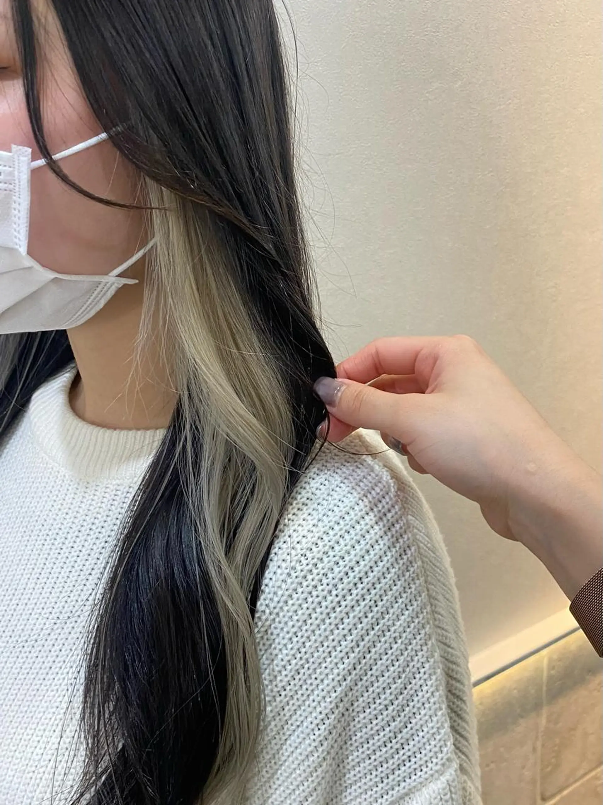 ロング カラー Rinka/梅田/ 透け感カラー🤎のヘアスタイル