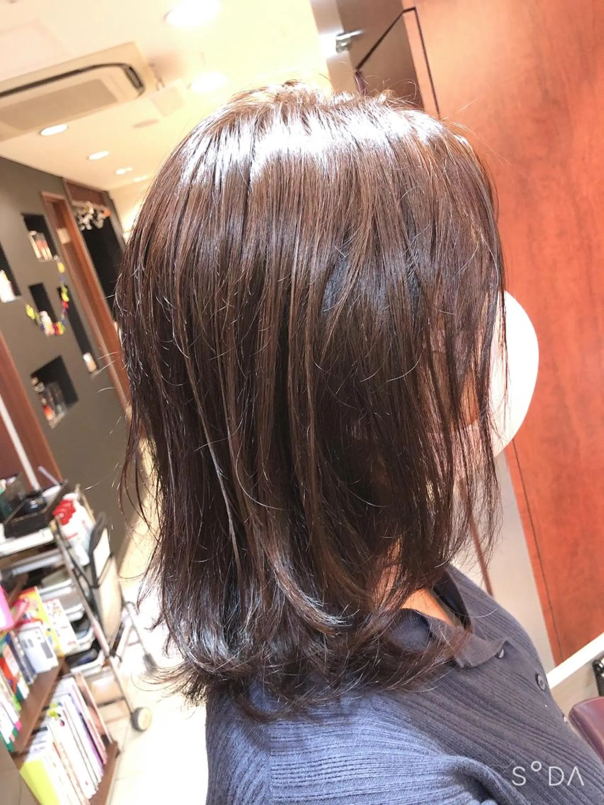 ミディアム カラー イルミナカラー カット ヘアカラー こすげひろと カラー講師のヘアスタイル