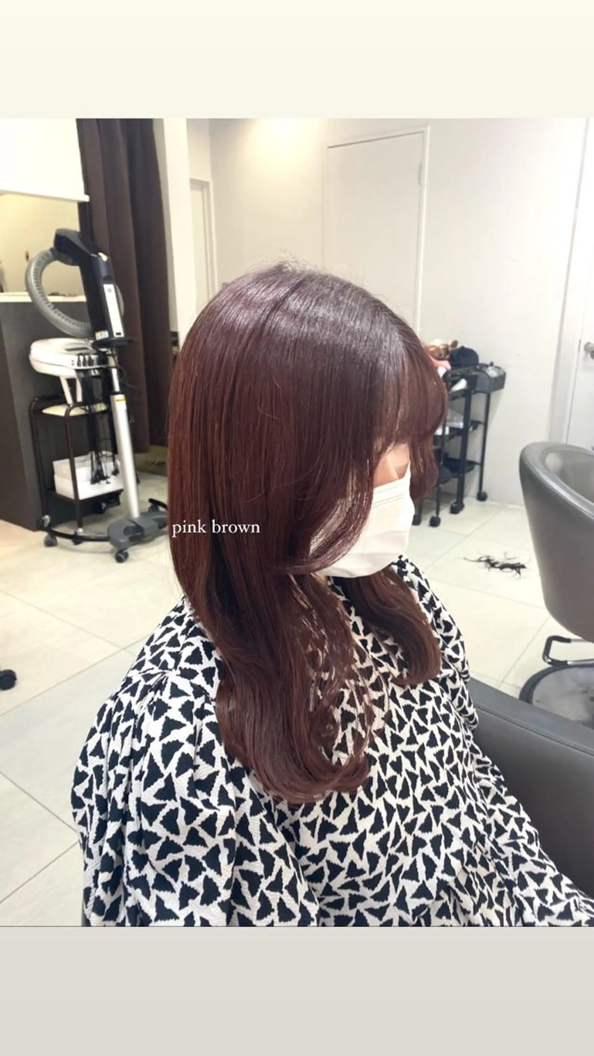 セミロング カラー ブリーチ ブリーチなしカラー mako︴ Euphoriaのヘアスタイル