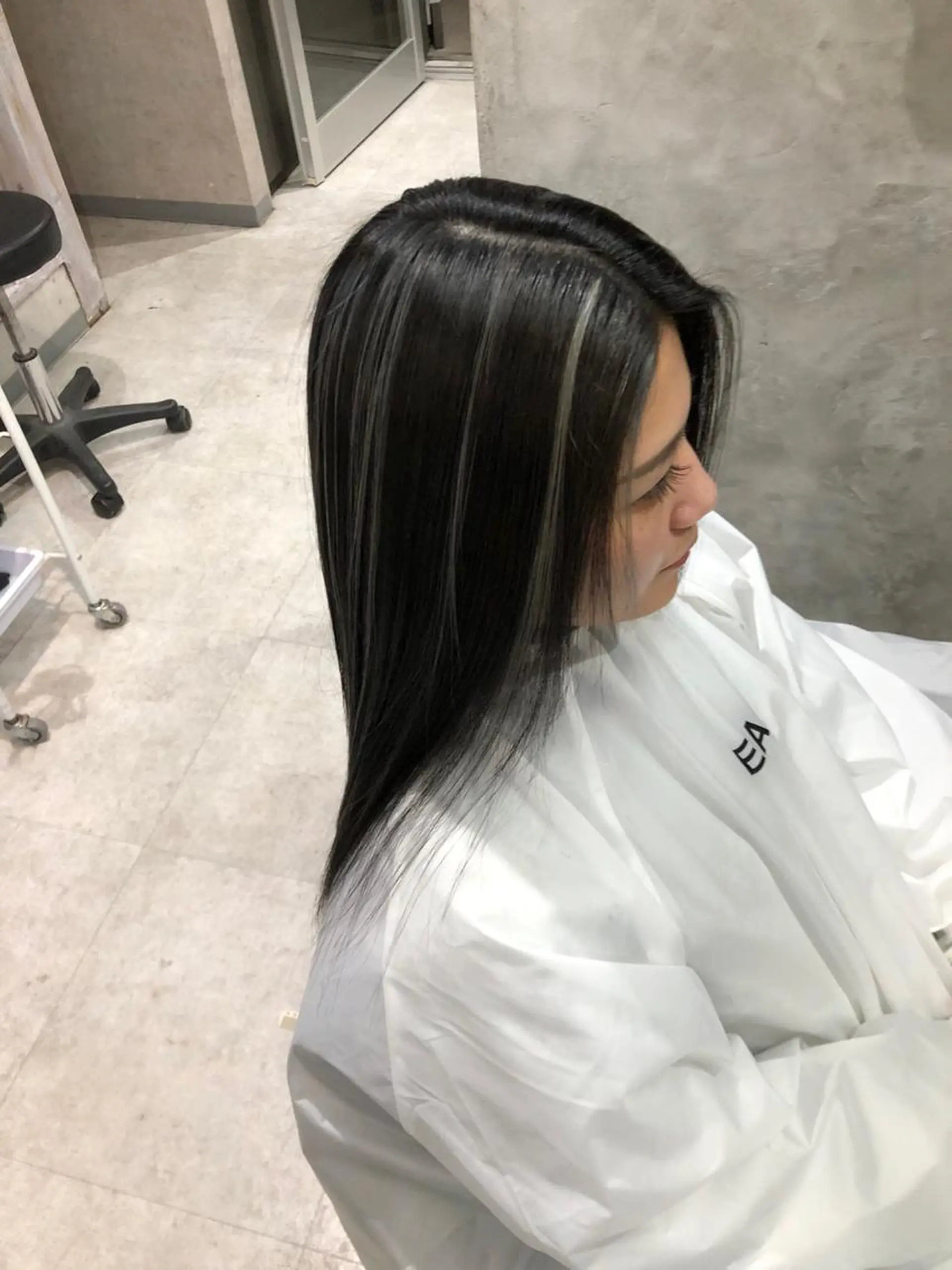 セミロング カラー 矢島颯哉/ハイトーン ブリーチカラー💎のヘアスタイル