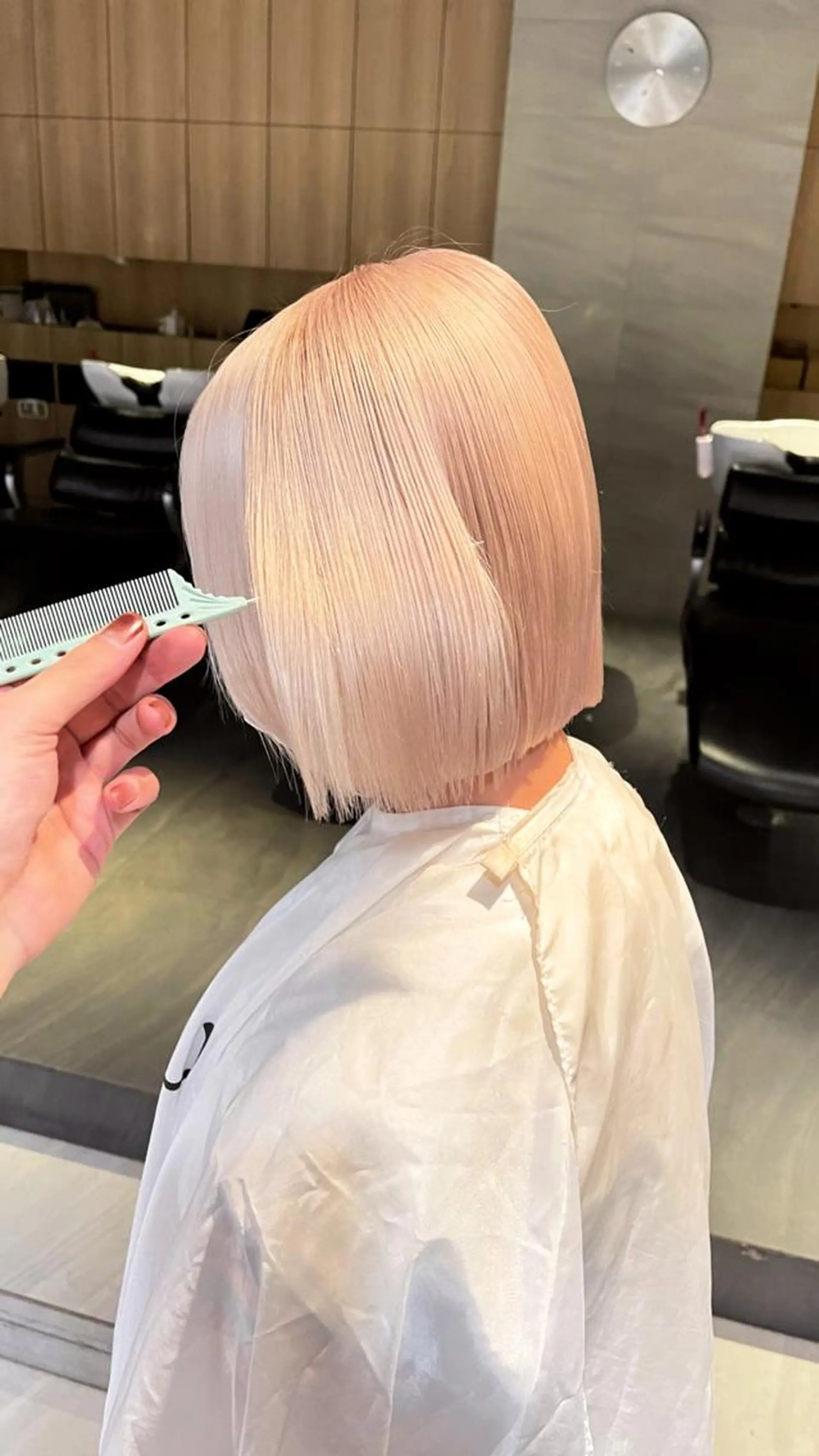 ショート カラー パーマ ヘアアレンジ メンズ キッズ ネイル マツエク・マツパ LINDOTOKYO梅田所属・酸性ストレート 髪質改善大槻勇樹のヘアスタイル