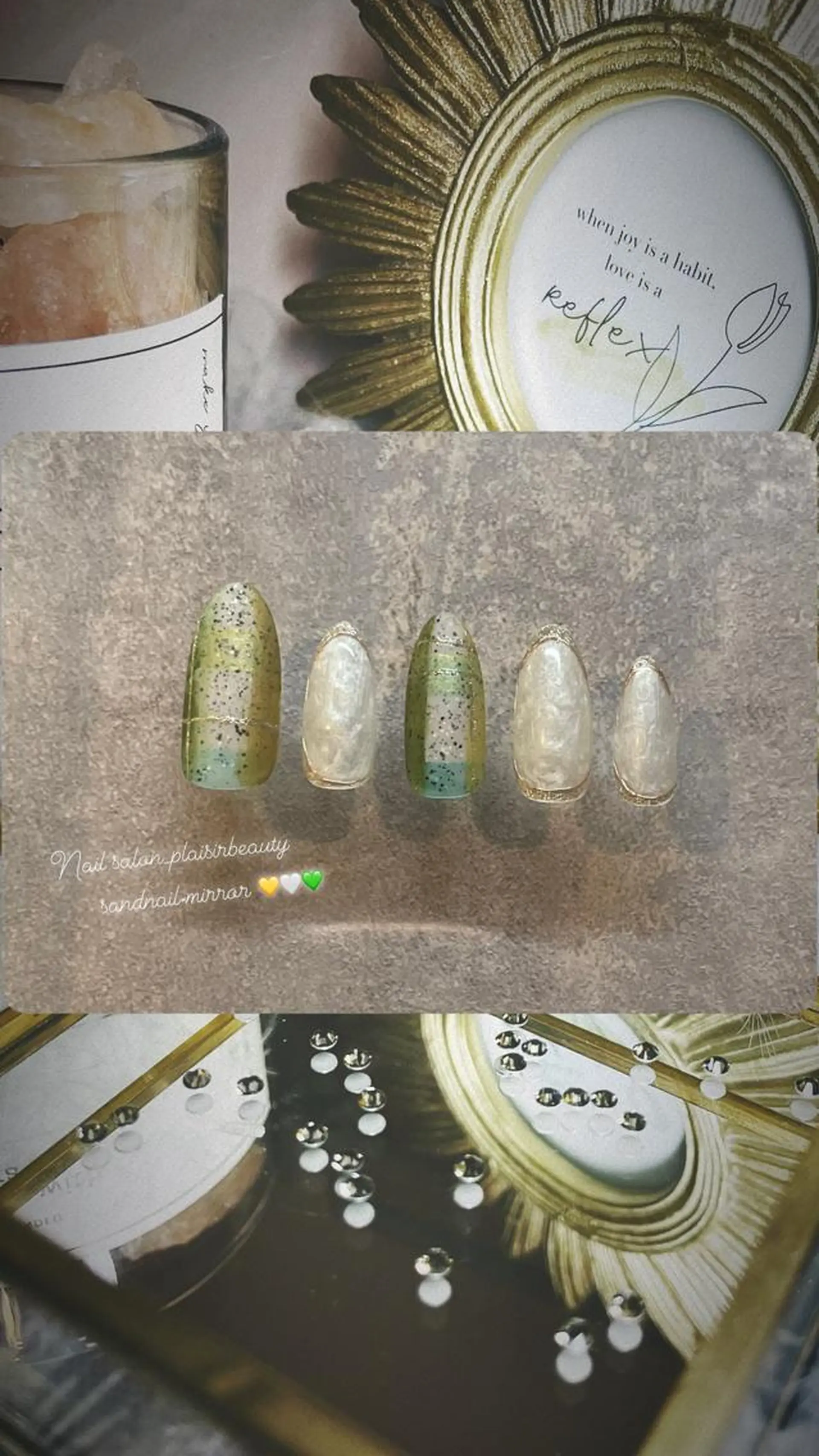 ネイル フレンチネイル グラデーション ラメ(グリッター) ラメグラデーション オフィスネイル ☃️Nobody_ Renのネイルデザイン