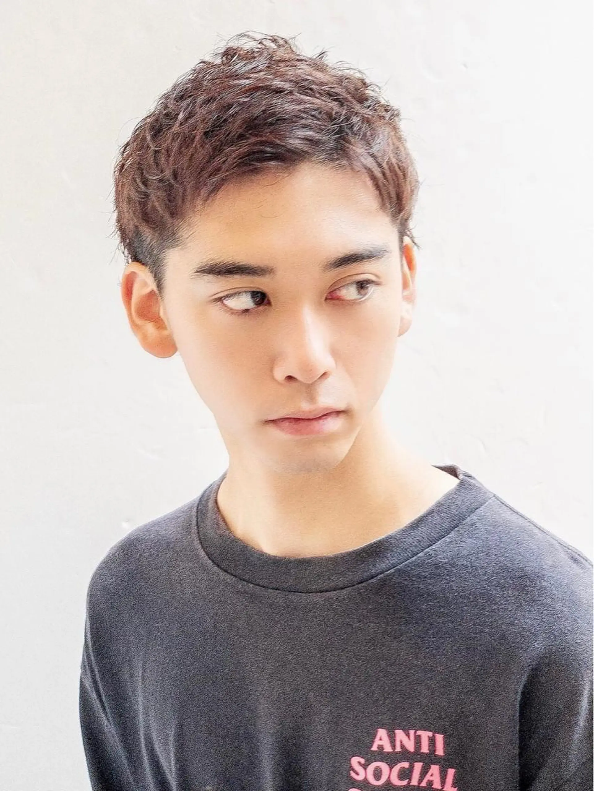 ショート カラー パーマ メンズ 美髪矯正 Rioのヘアスタイル