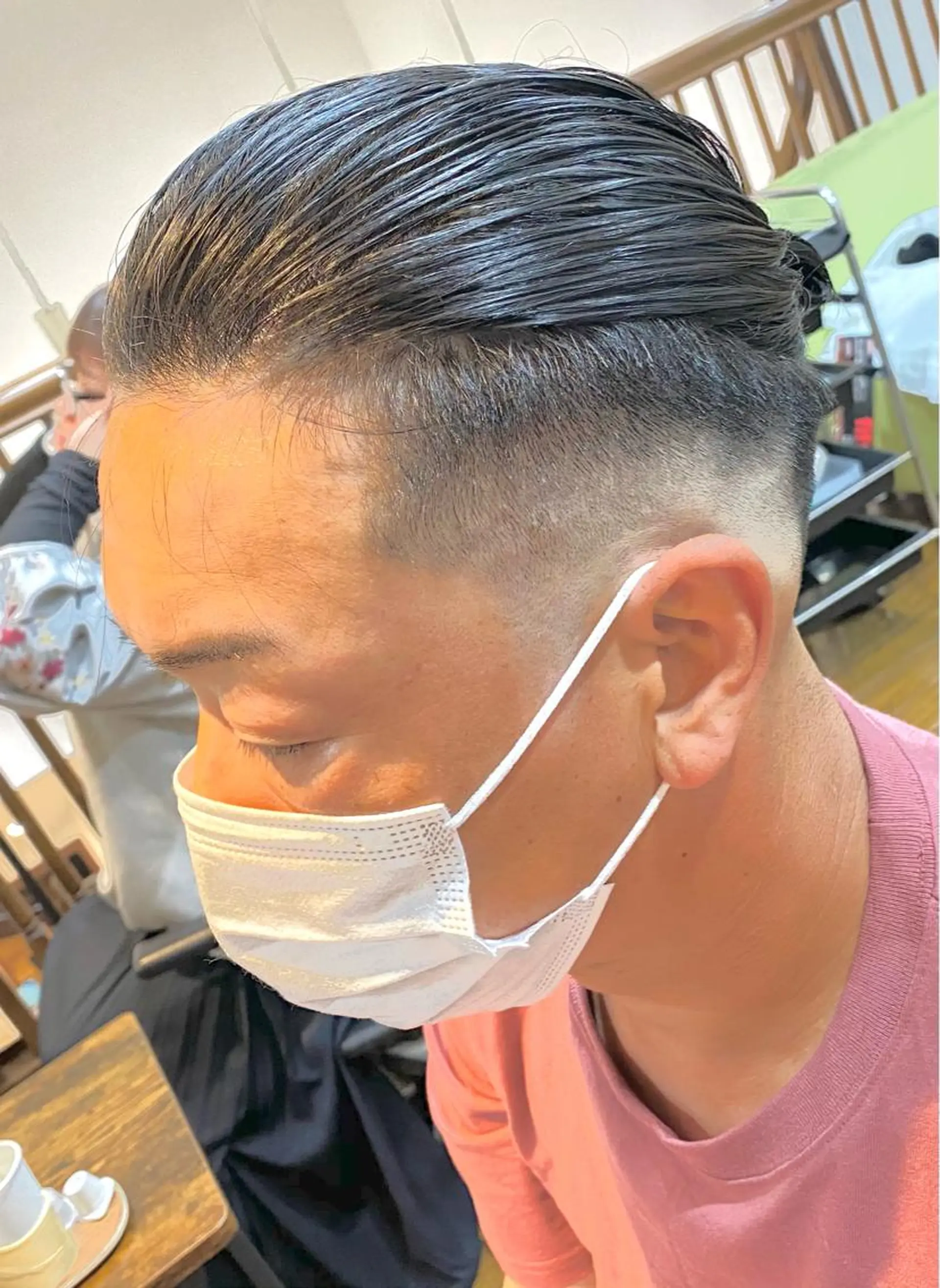 メンズ フェードカット マンバンヘア 髪質改善 コレマツのヘアスタイル