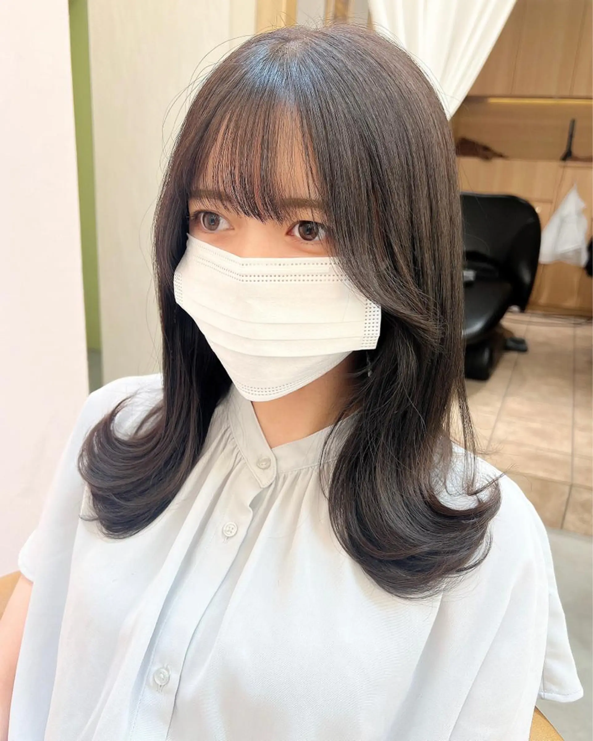 ミディアム カット トリートメント 🌷韓国レイヤー/艶 カラー🇰🇷amiのヘアスタイル