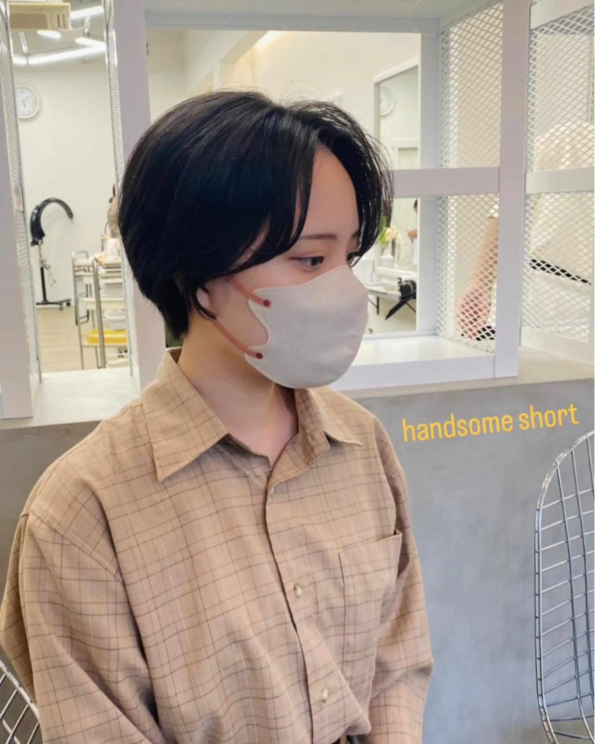 ショート ハンサムショート ショートヘア ウルフカット サトウ リョウのヘアスタイル