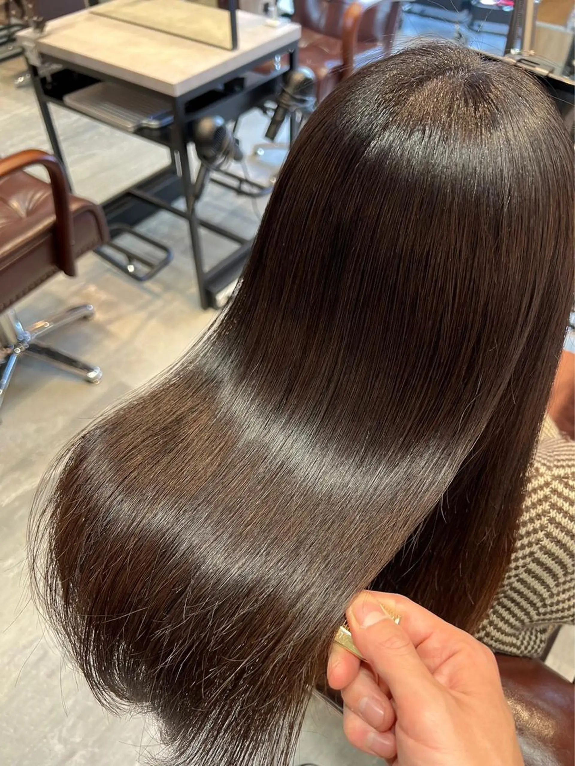 ロング 髪質改善 カット トリートメント ✨髪を傷ませない✨ 吉田ひじりのヘアスタイル