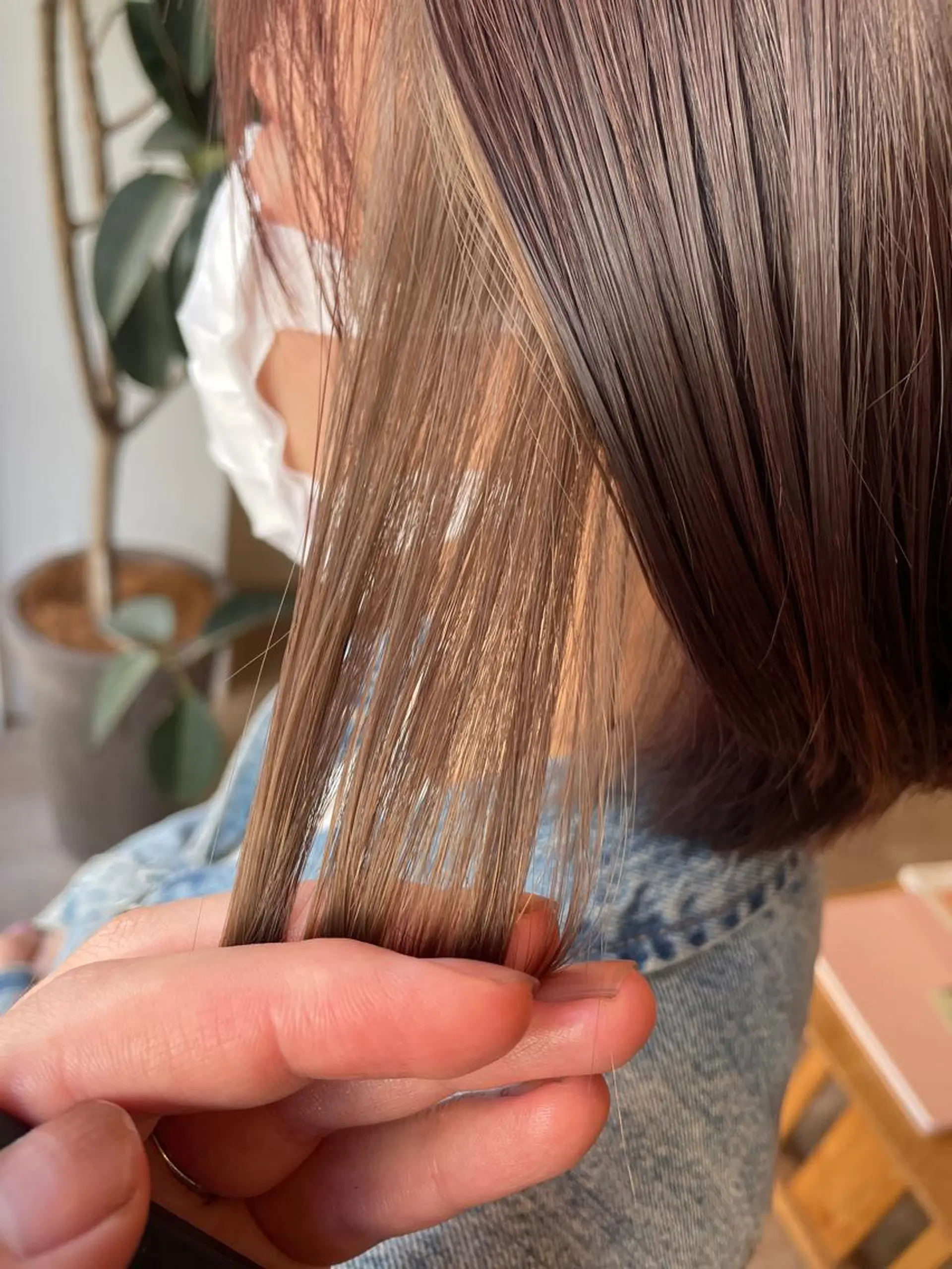 ショート カラー ✨赤味消しカラー✨ 韓国ヘア/古川恭平のヘアスタイル