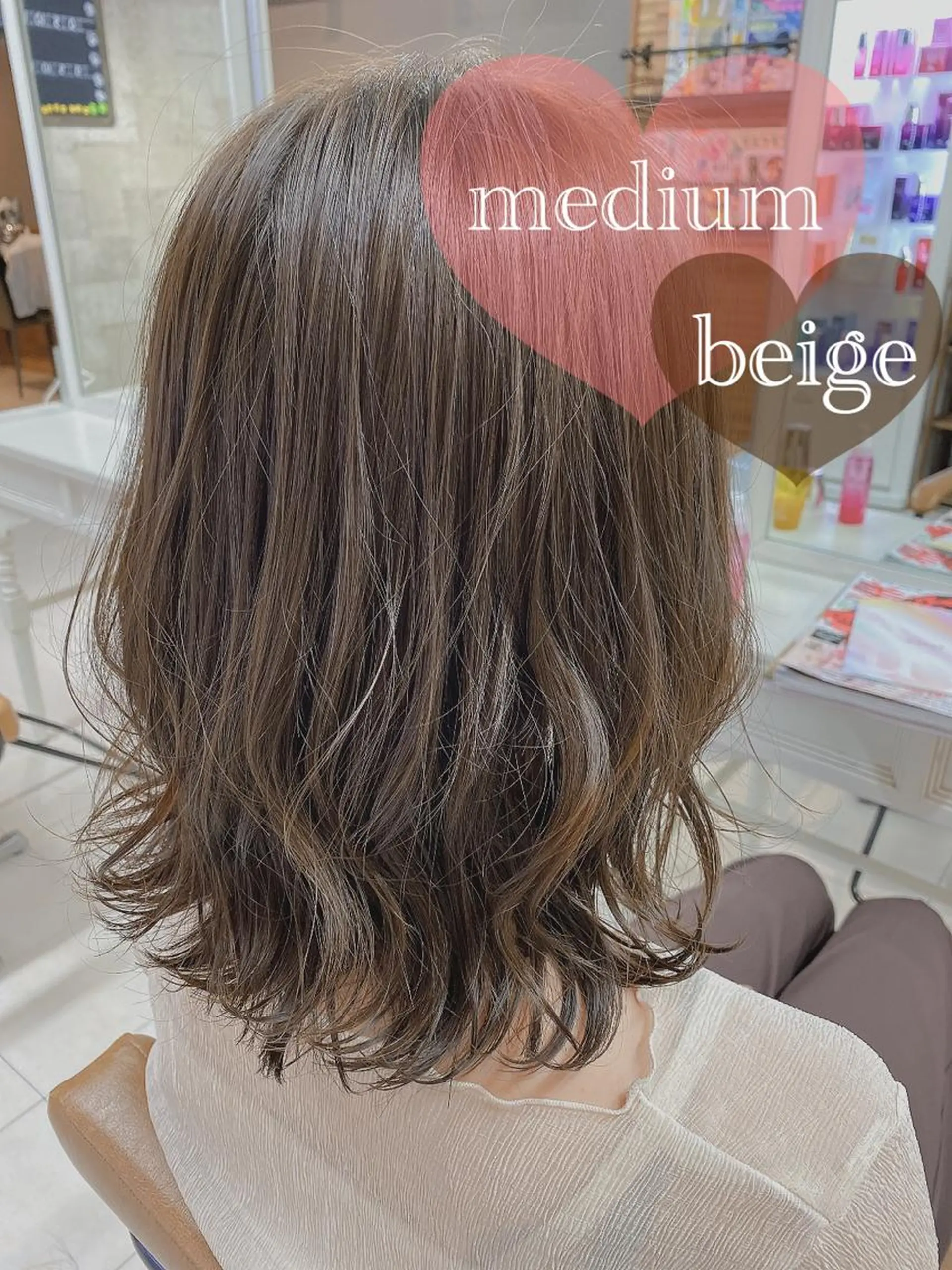 ミディアム カラー 工藤 沙羅のヘアスタイル