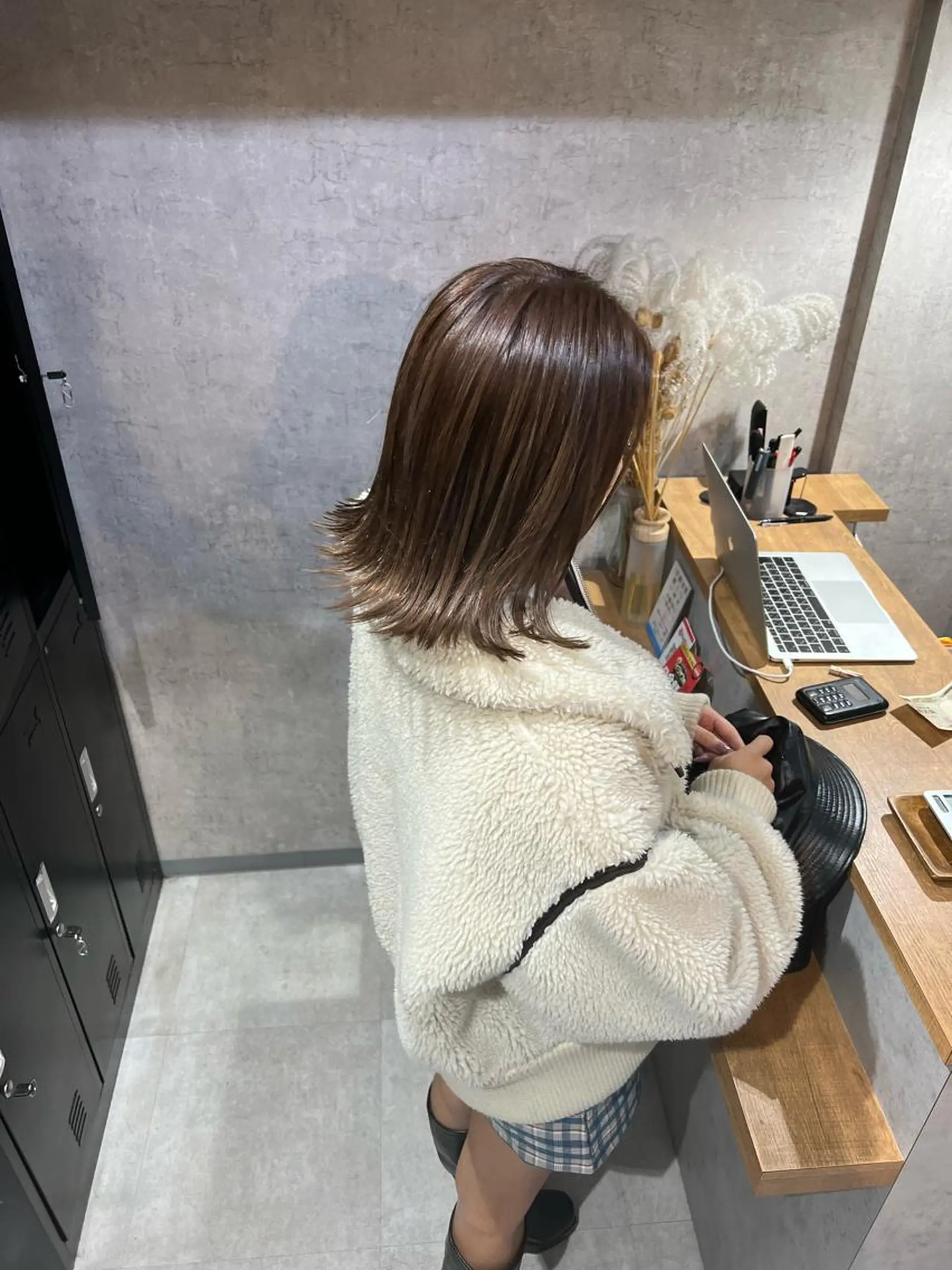 ミディアム カラー パーマ特化美容師 佐藤壮流のヘアスタイル