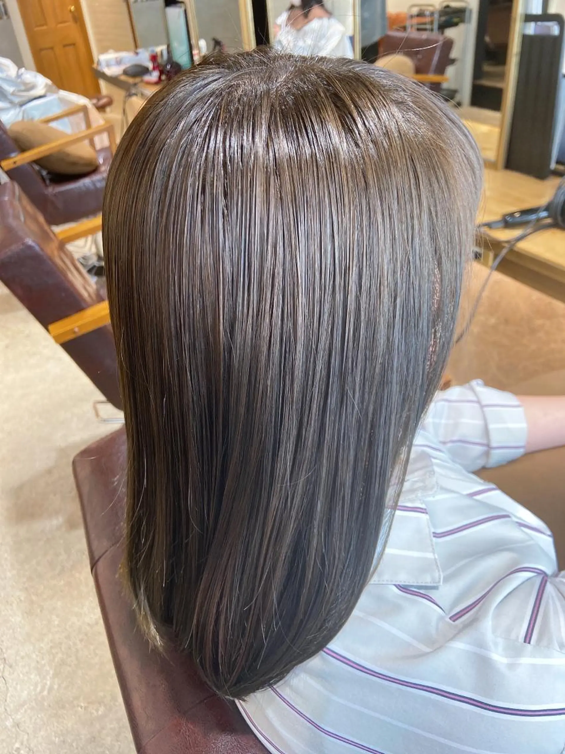 ロング カラー ヘアアレンジ アッシュ カット ヘアカラー トリートメント ＊ヘッドスパ＊ 保田   遥＊のヘアスタイル