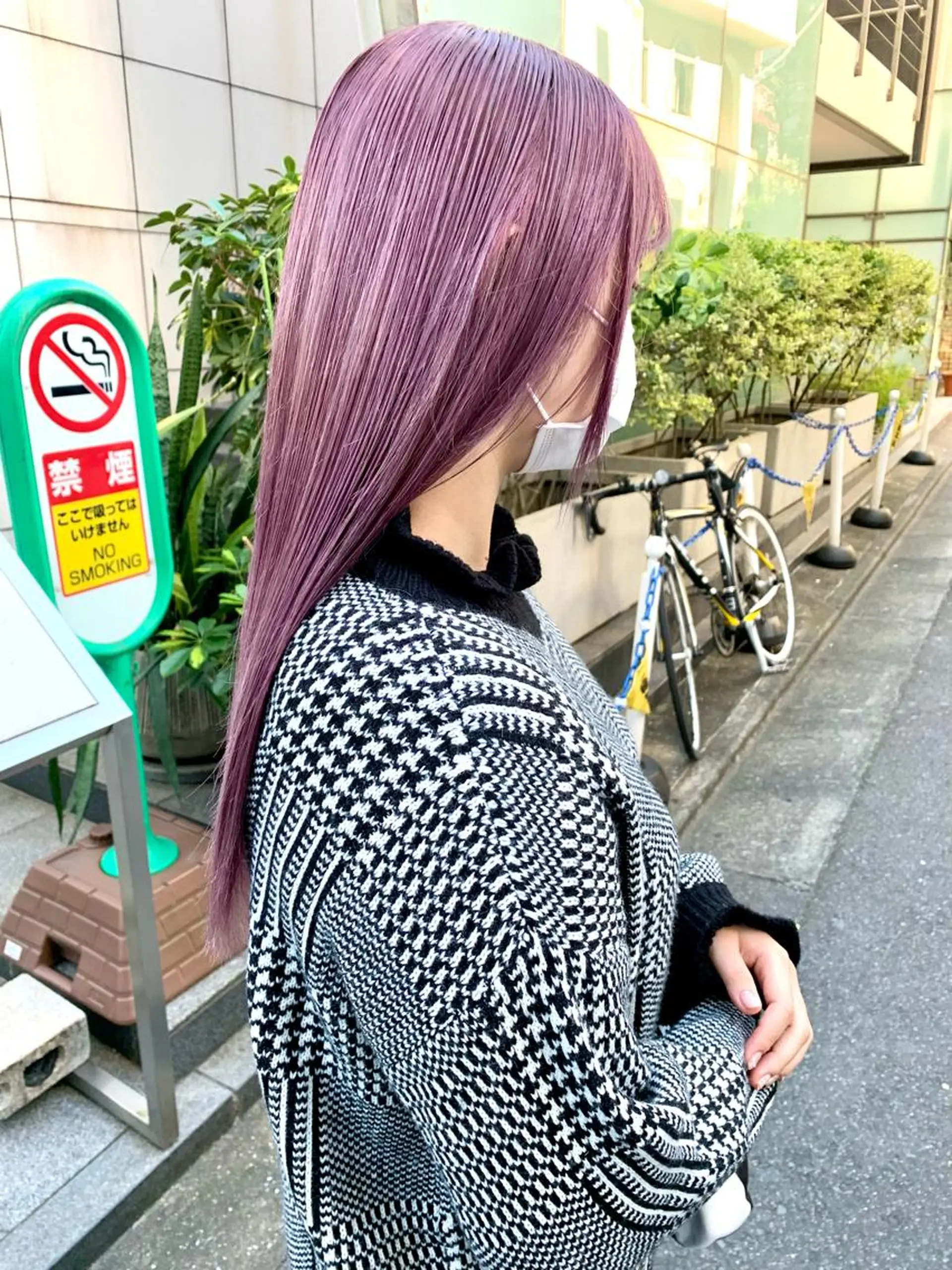 ロング カラー ヘアアレンジ ハイトーン/美髪矯正 🍃大江拓実のヘアスタイル