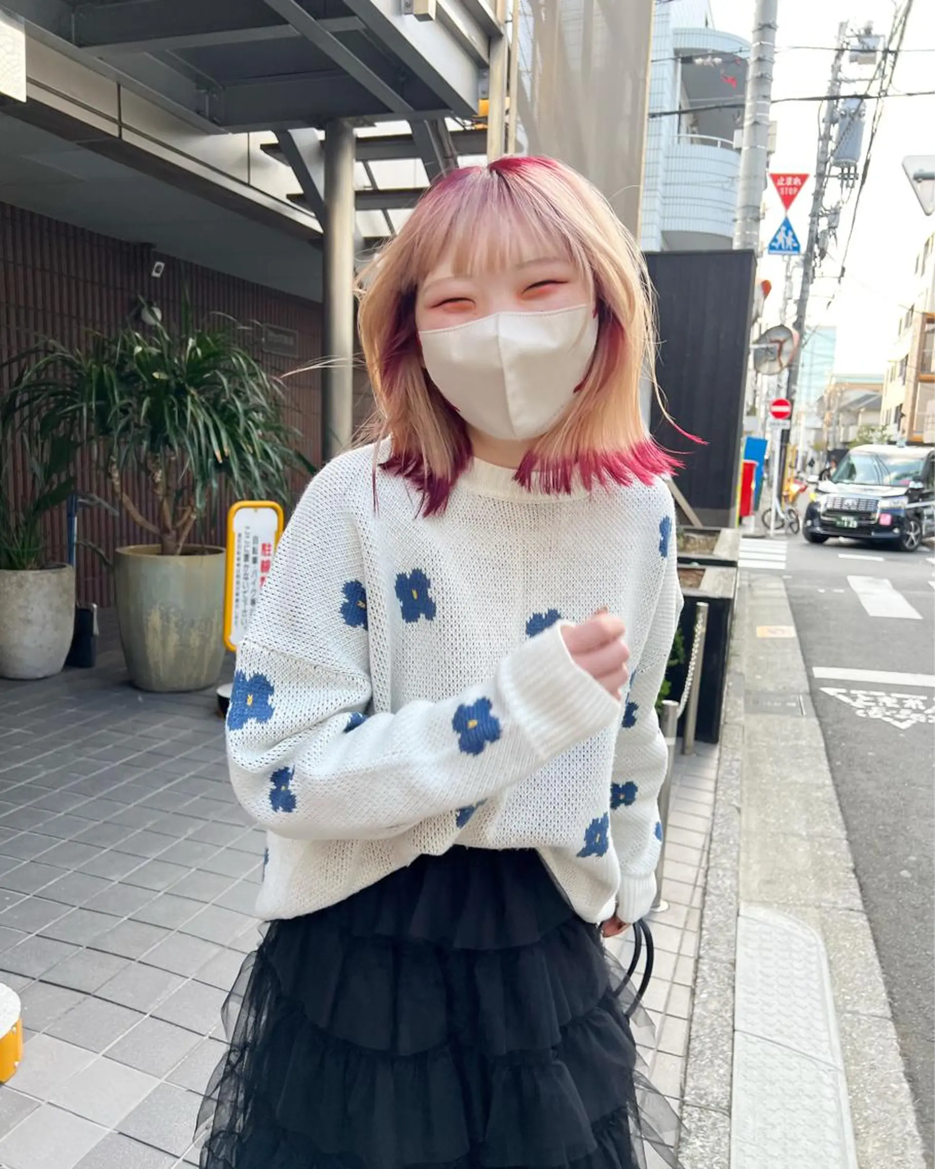 ミディアム カラー haco＋所属・圧倒的デザイン力 店長🎨RENAのヘアスタイル