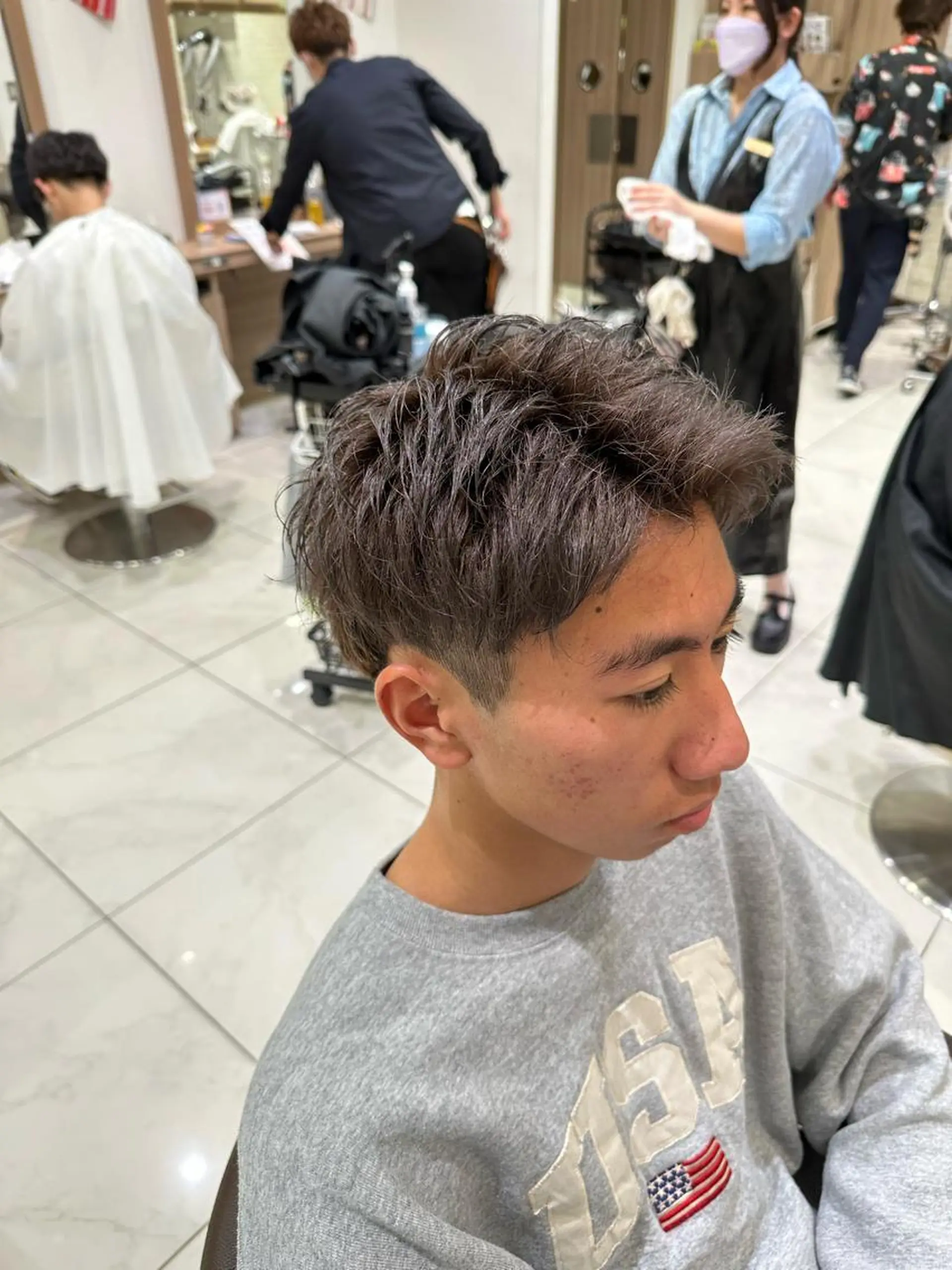 ショート メンズ ショートヘア 渡邉 理央のヘアスタイル