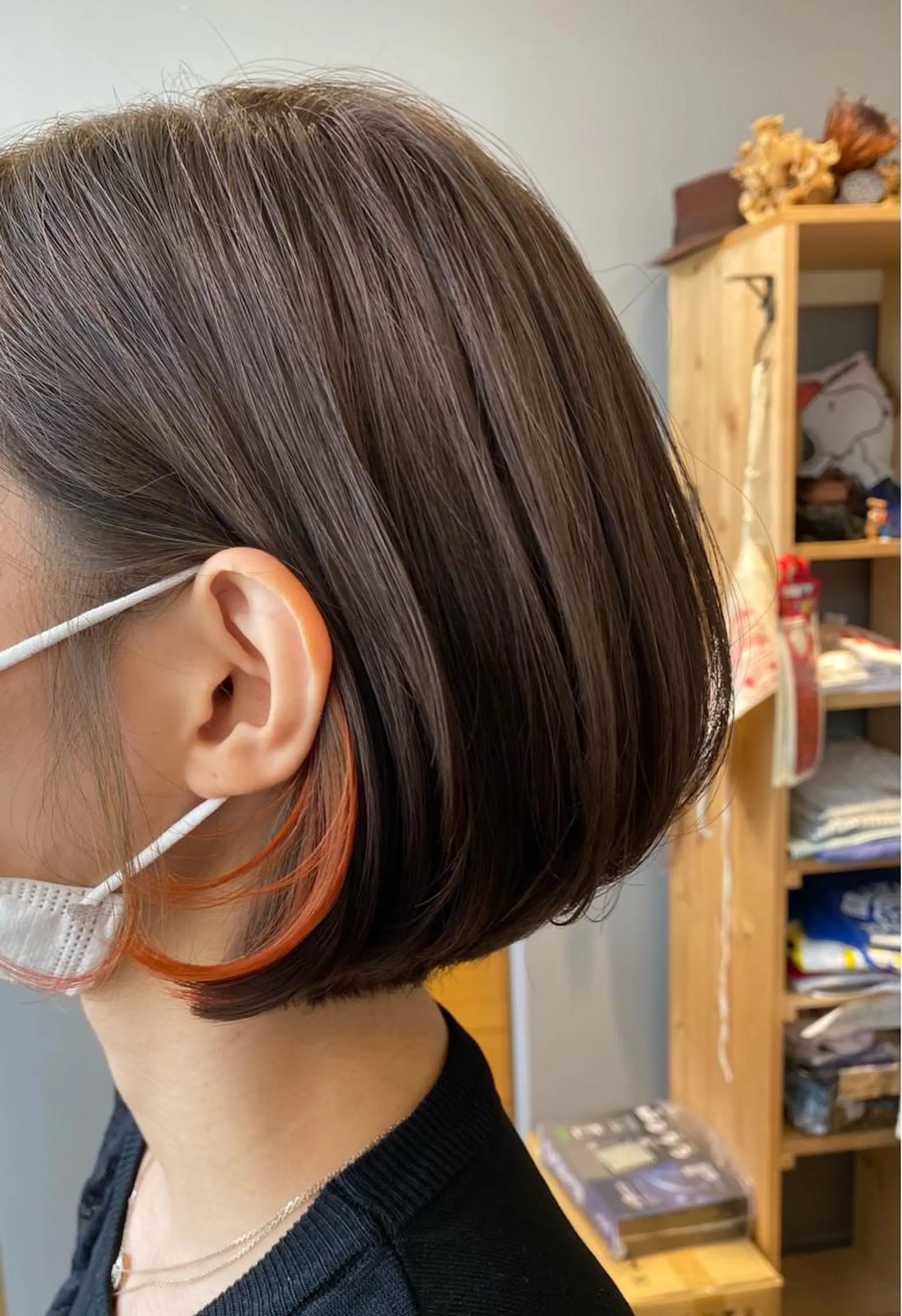 ミディアム カラー インナーカラー R hair salon所属・本田 静莉奈のヘアスタイル