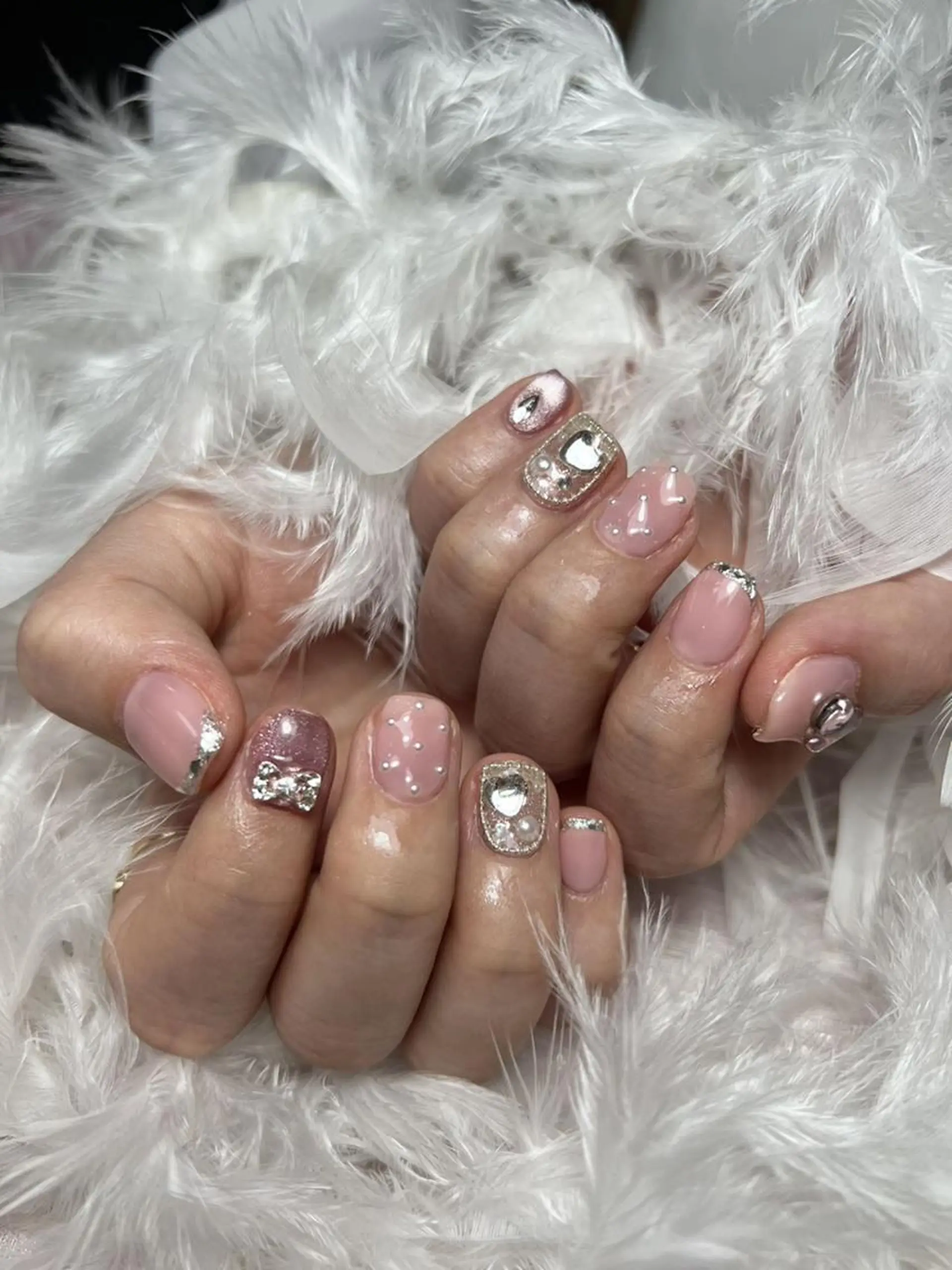 ネイル ハンドネイル ハンドケア DEMAIN- 🌹のネイルデザイン