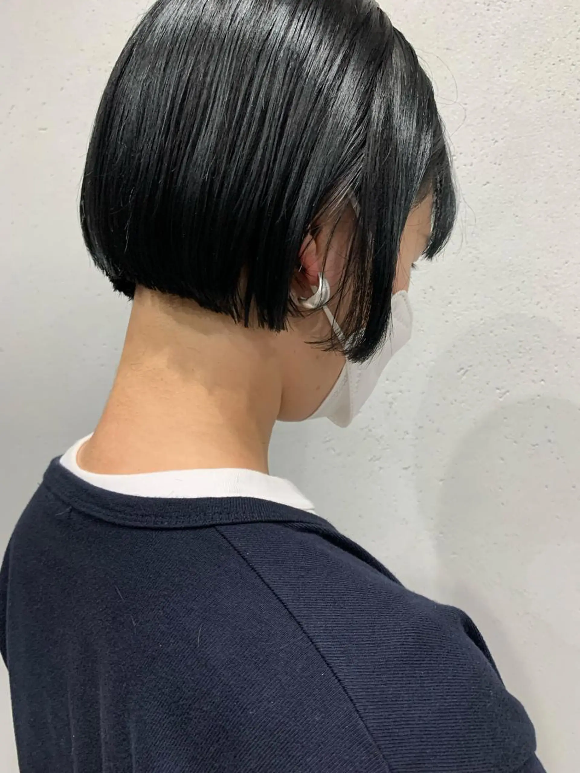 ショート カラー ボブパーマコテ巻き風 パーマNo1深江秀平のヘアスタイル