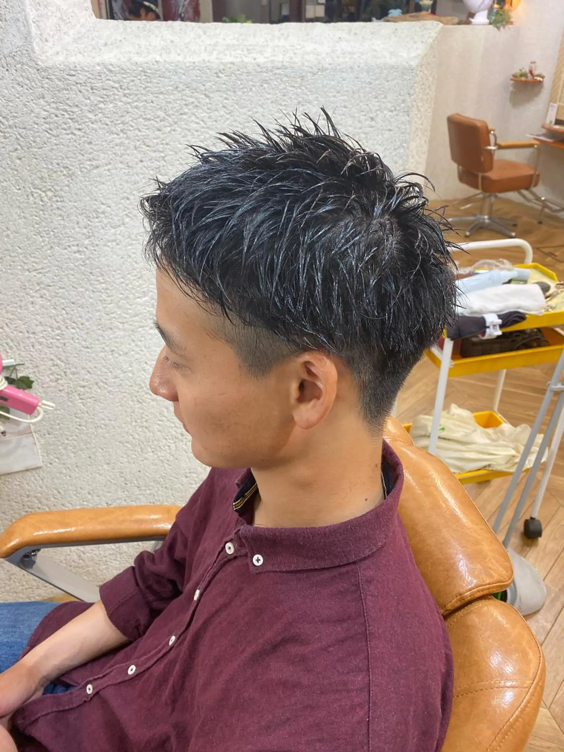 メンズ メンズベリーショート 藤野 陵平のヘアスタイル
