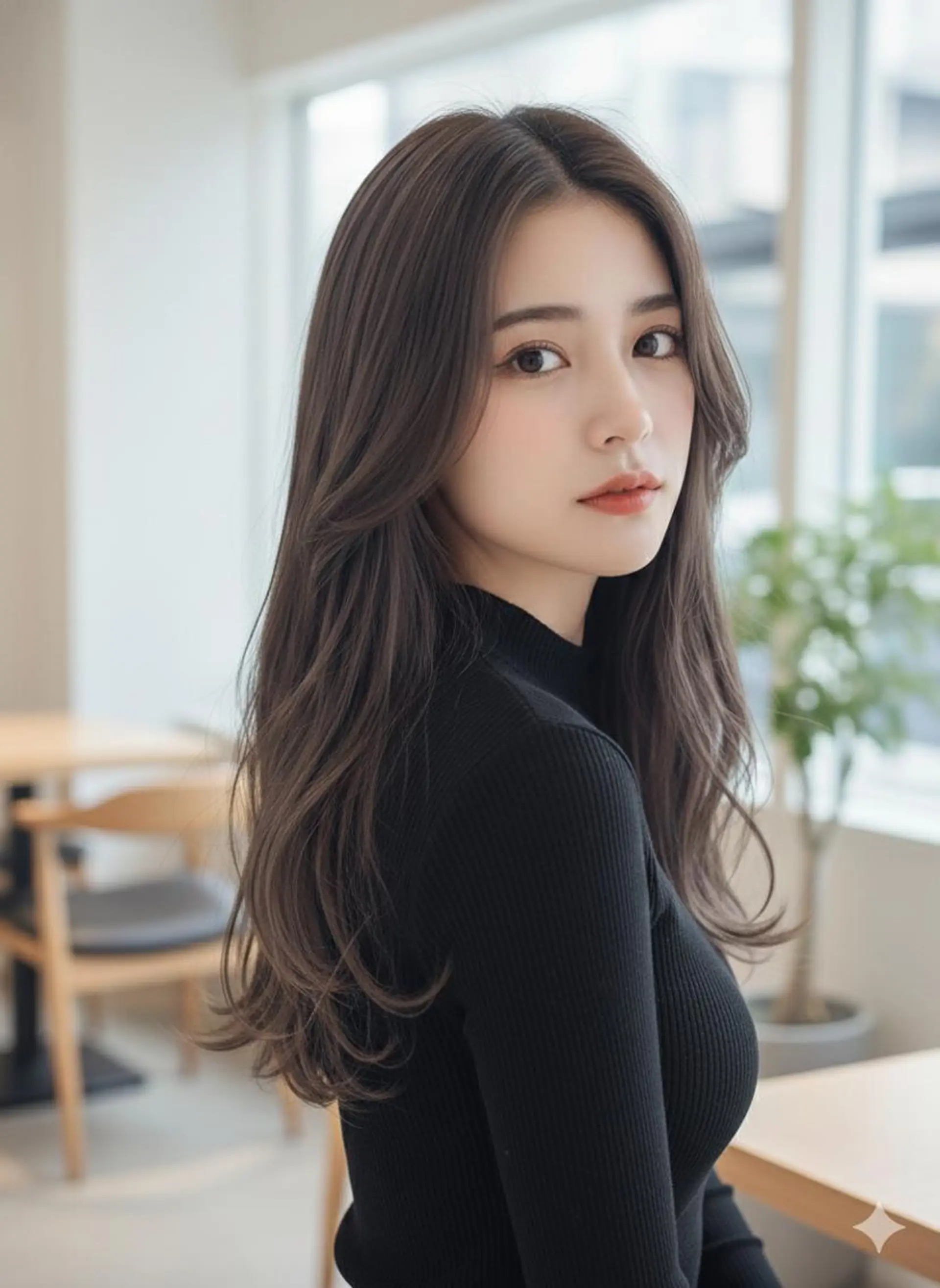 ロング カット 縮毛矯正 トリートメント Fan.ray 🎀MACOのヘアスタイル