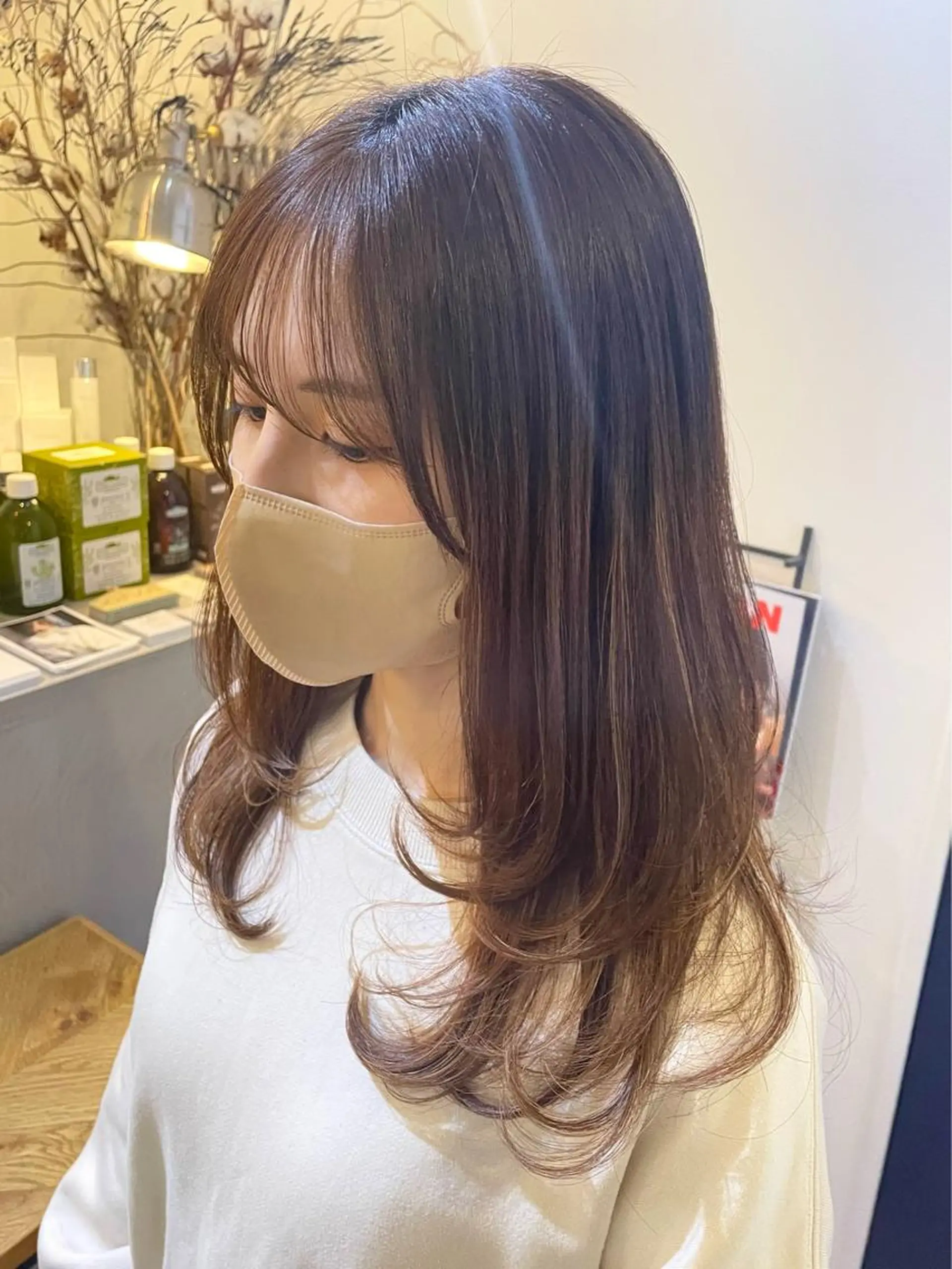 ロング カラー レイヤーカット ARBRE所属・山内 利紗のヘアスタイル