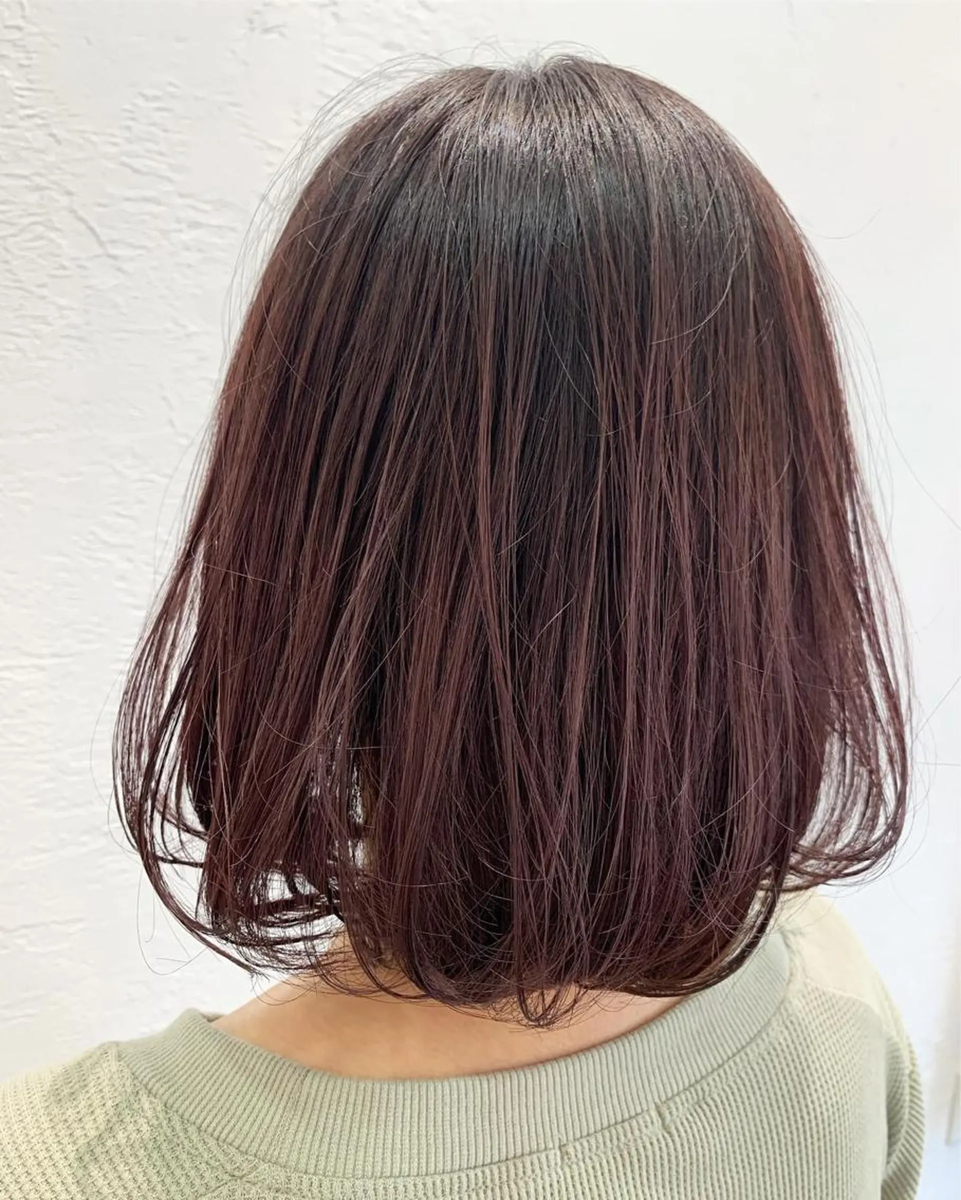 ミディアム カラー カット ヘアカラー fio マナミのヘアスタイル