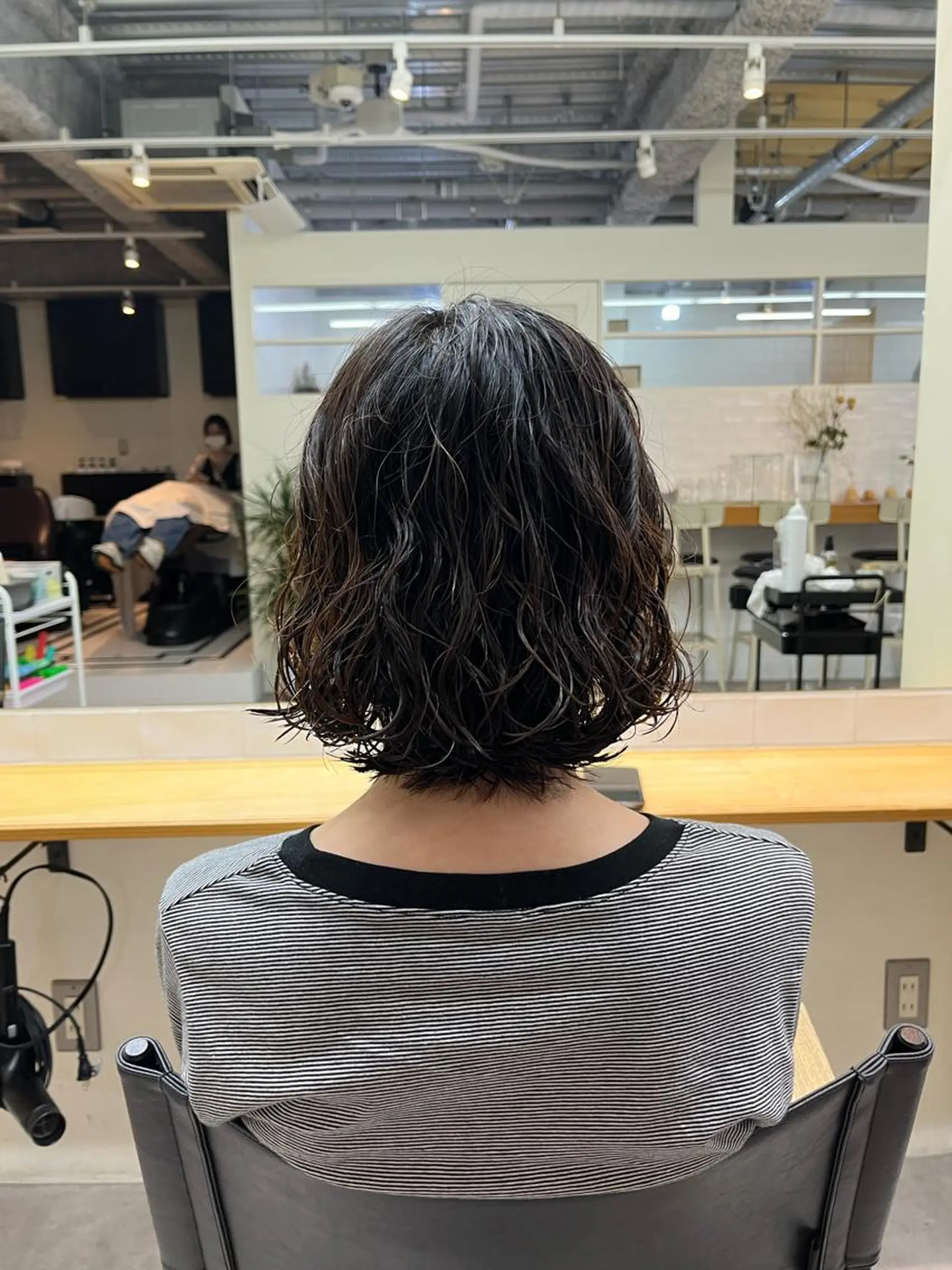 ショート パーマ ボブ カット パーマ benji仙台所属・KOKI/ ボブ/ パーマ/透明感カラーのヘアスタイル