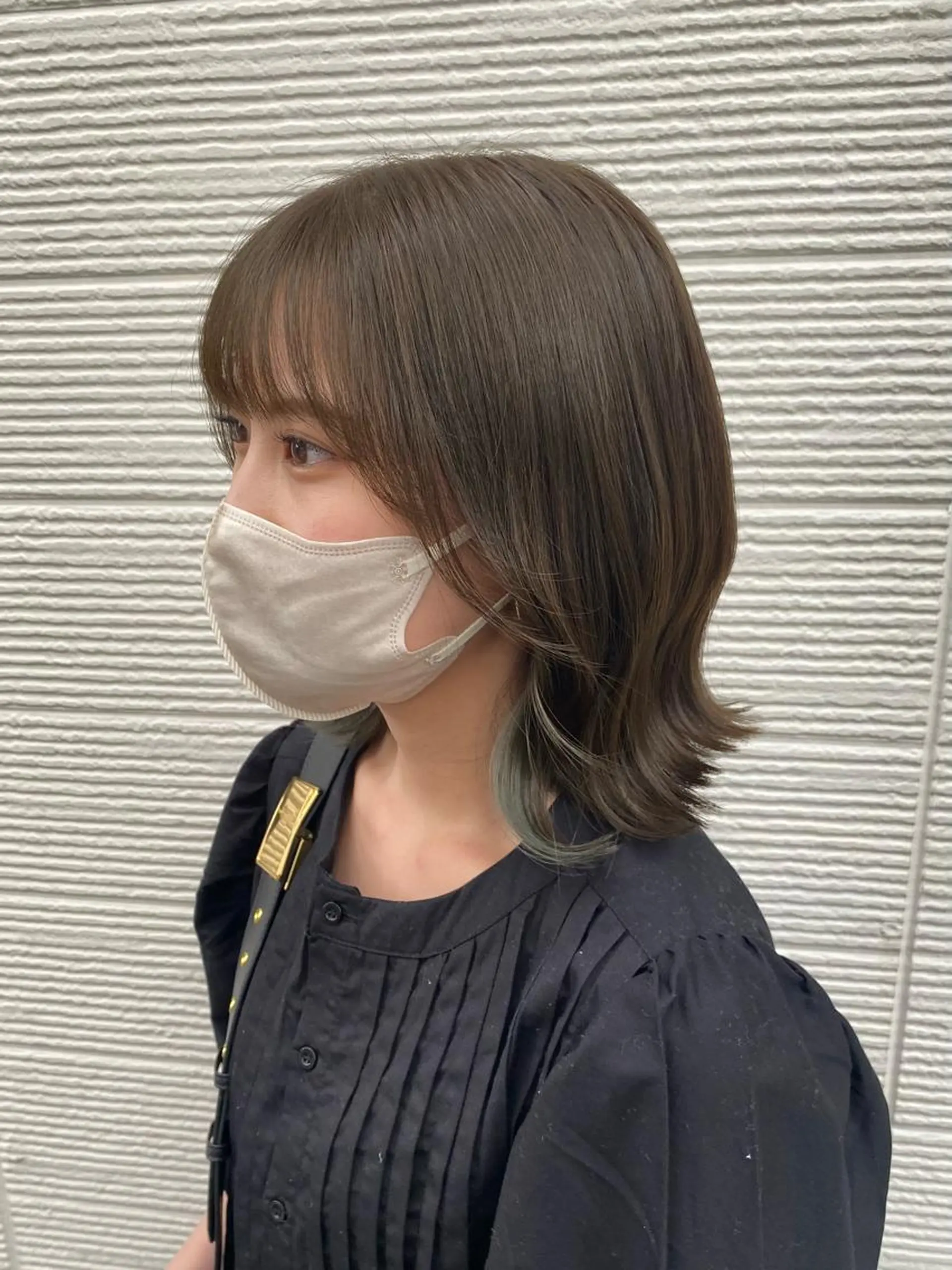 ミディアム カラー Rinka/梅田/ 透け感カラー🤎のヘアスタイル