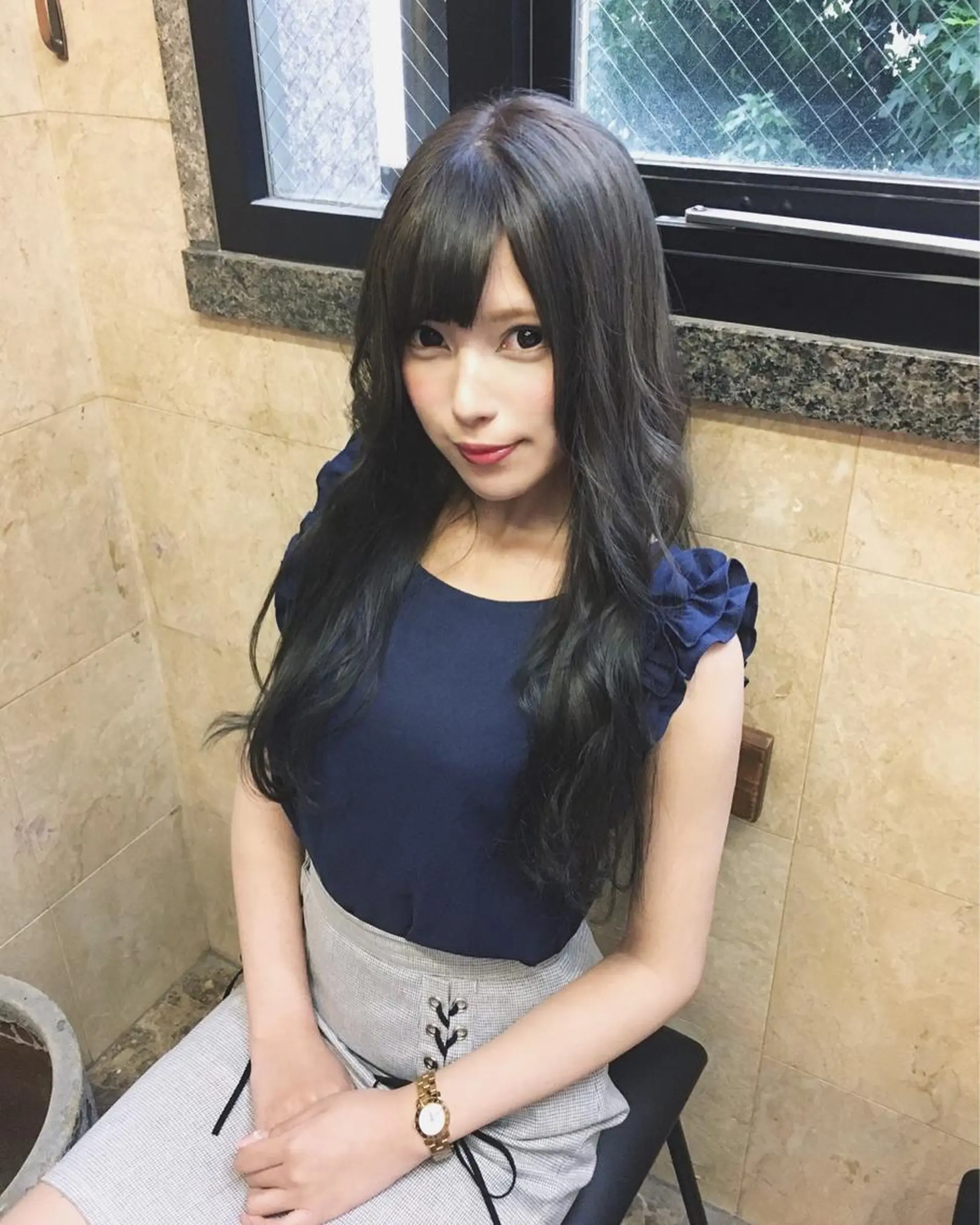 セミロング カラー 🉐レイヤー/塩見 弘樹🉐渋谷のヘアスタイル