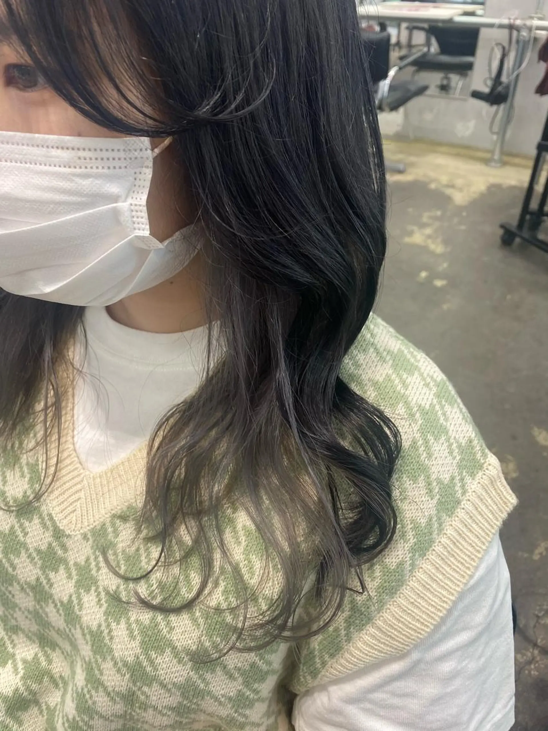 セミロング カラー 💗💗韓国レイヤー yu-ki💗💗のヘアスタイル