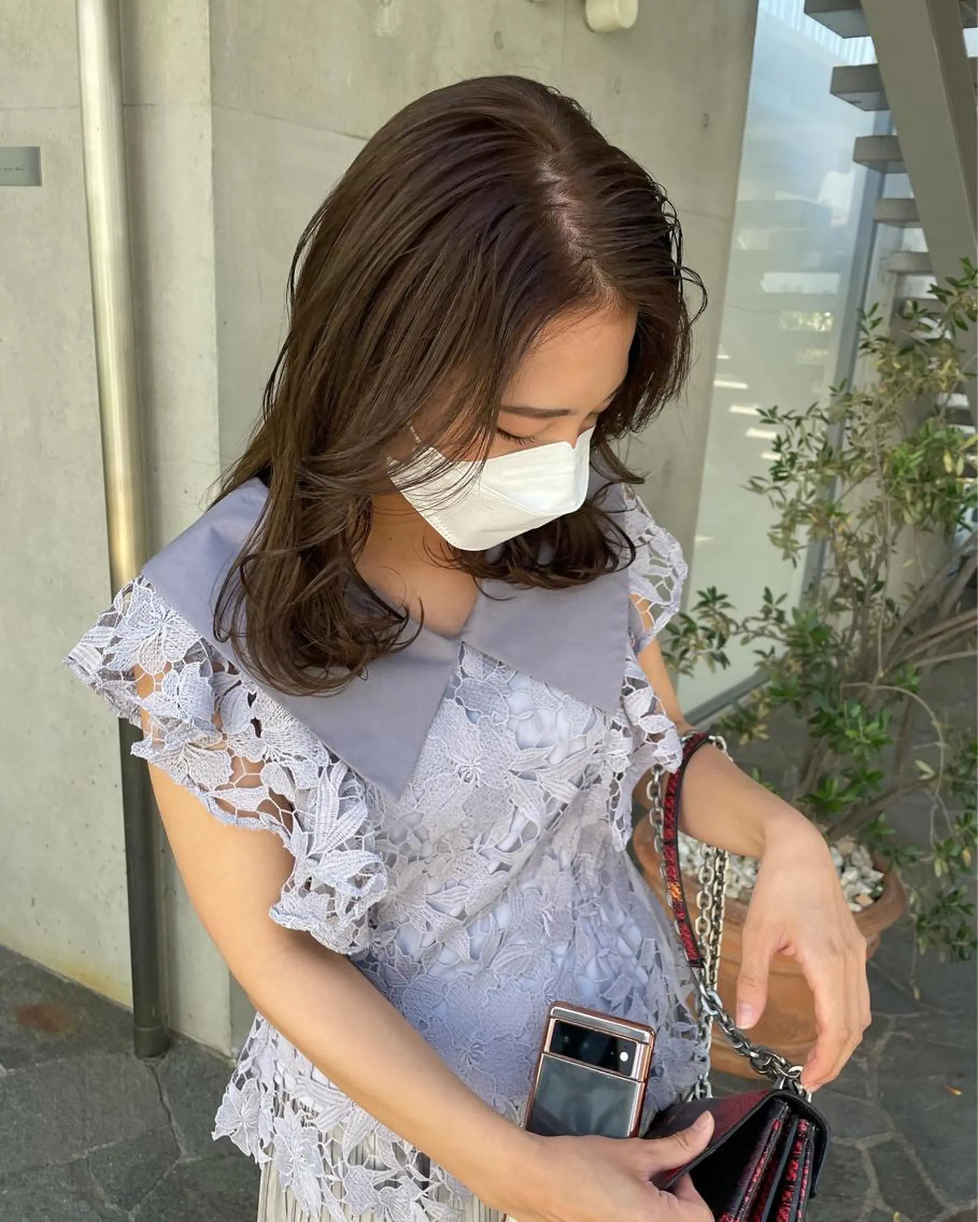 セミロング カラー 🌿髪質改善🌿艶髪 透明感🌿karenのヘアスタイル