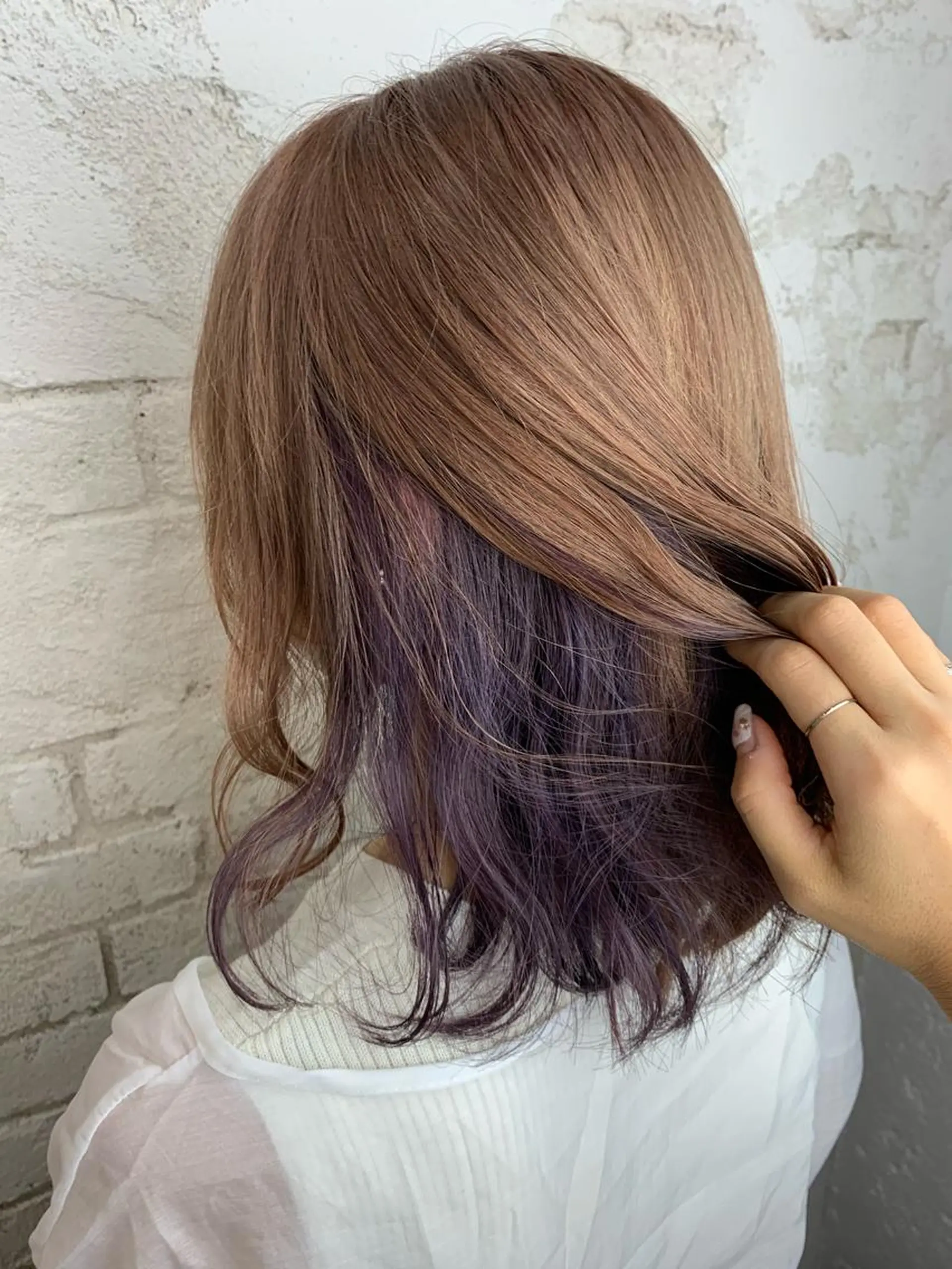 ミディアム カラー 🎀モテ髪ﾐﾙｸﾃｨ ｰ🎀yasunaのヘアスタイル