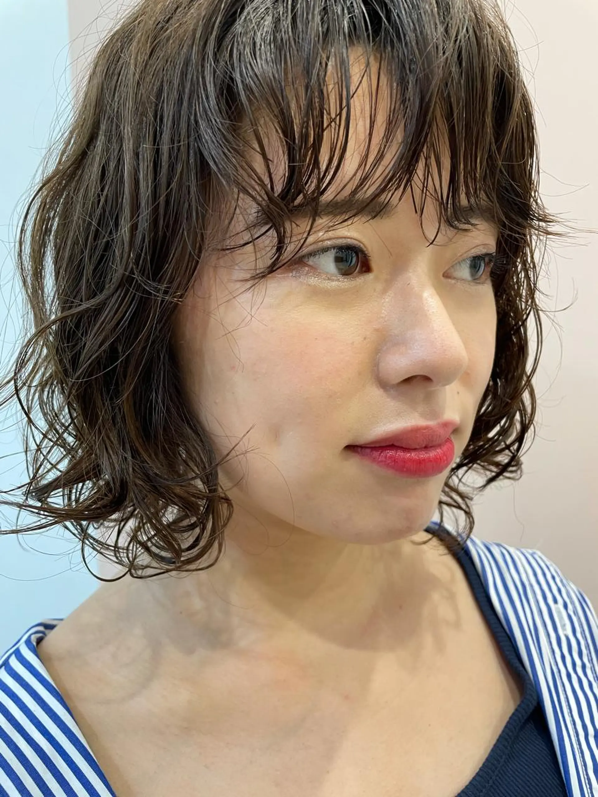 ショート パーマ しの　ゆきの THE REMMYのヘアスタイル