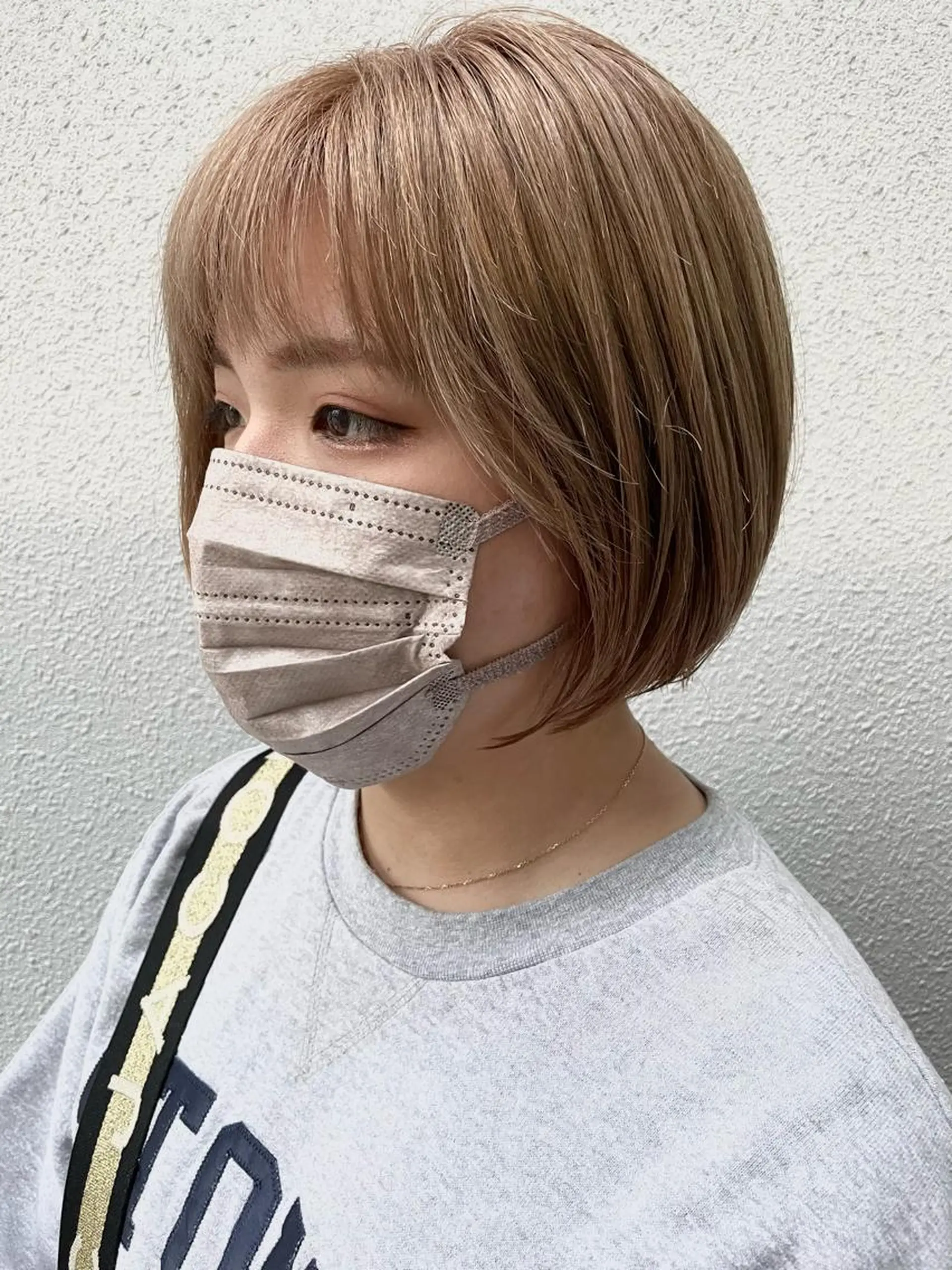 ショート 切りっぱなしボブ ショートボブ 丸みショート ミストバング ボブ C’LD hair  produce /シールドヘア所属・モテ髪/ボブ/ショー ト/アダチフウトのヘアスタイル
