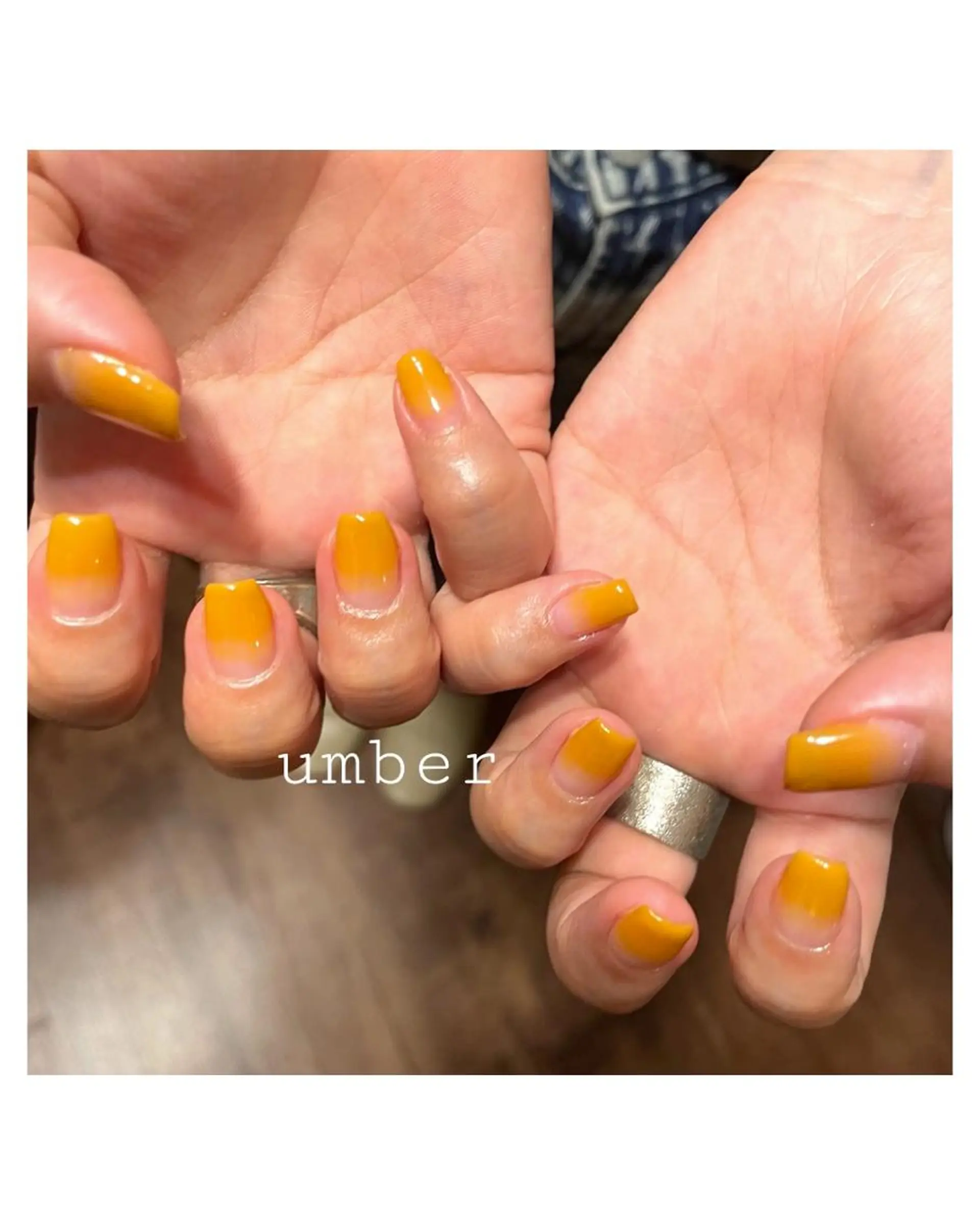 ネイル クリアネイル フラッシュネイル フットネイル フレンチネイル グラデーション ハンドネイル umber 三茶1分のネイルデザイン